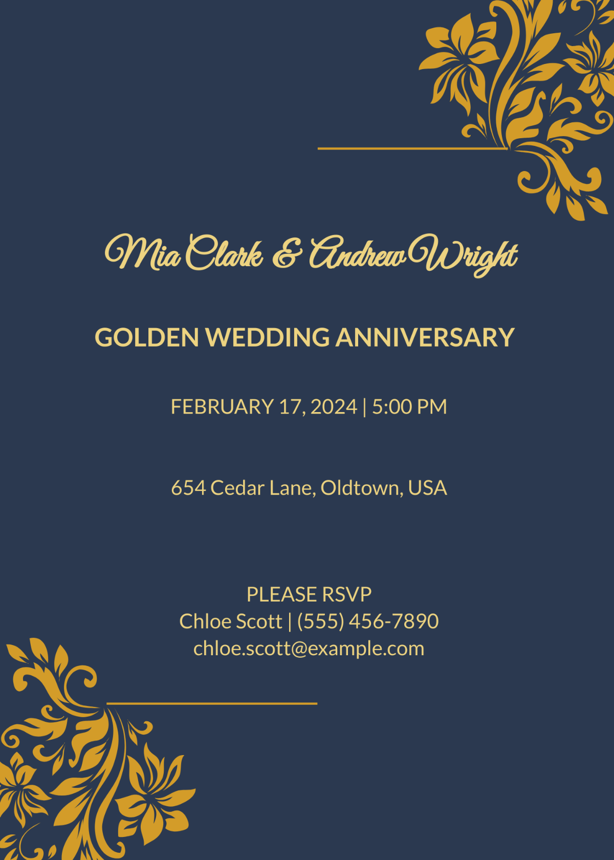 Free Anniversary Invitation Templates Editable And Printable
