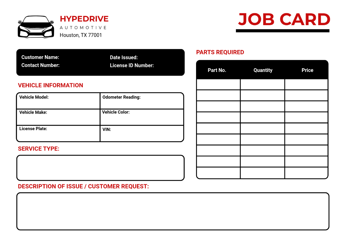 Free Auto Repair Service Templates To Edit Online