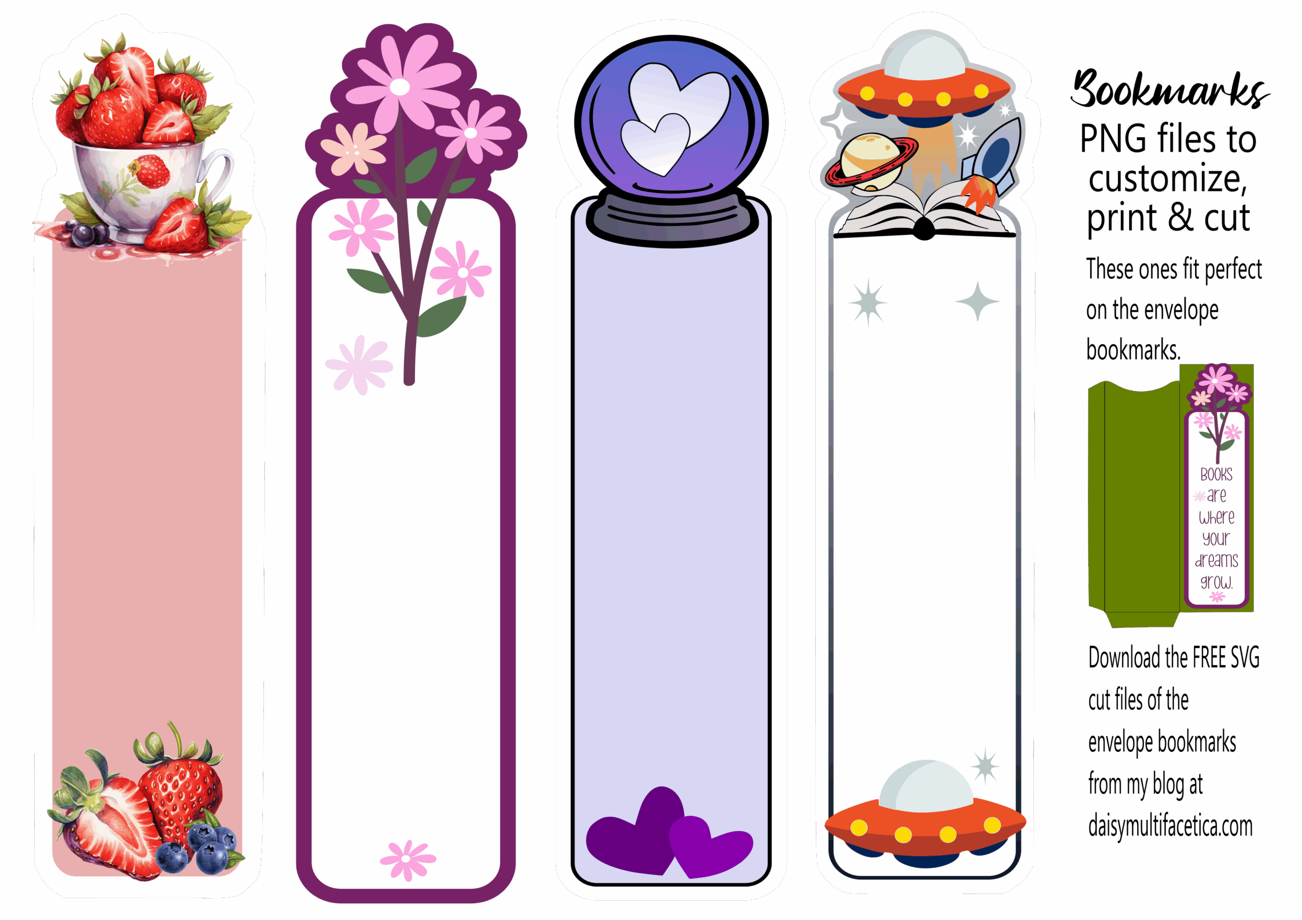 Free Bookmark Templates Printable