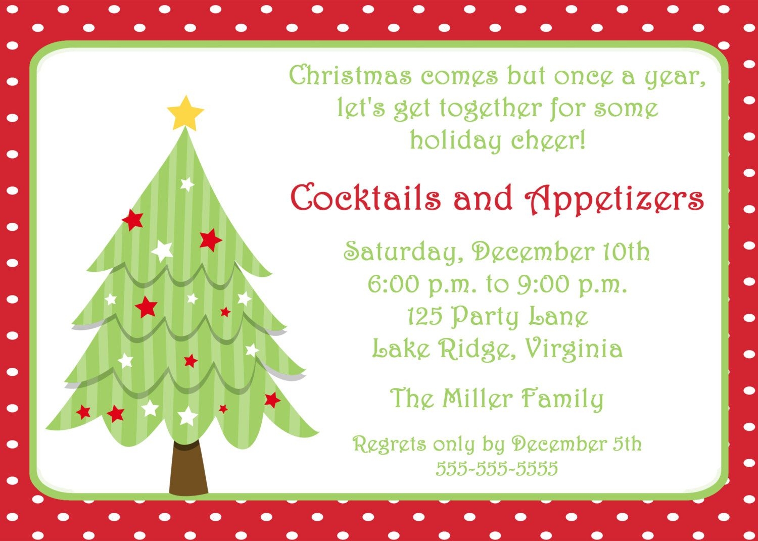 Free Christmas Invite Templates Worksheets Library
