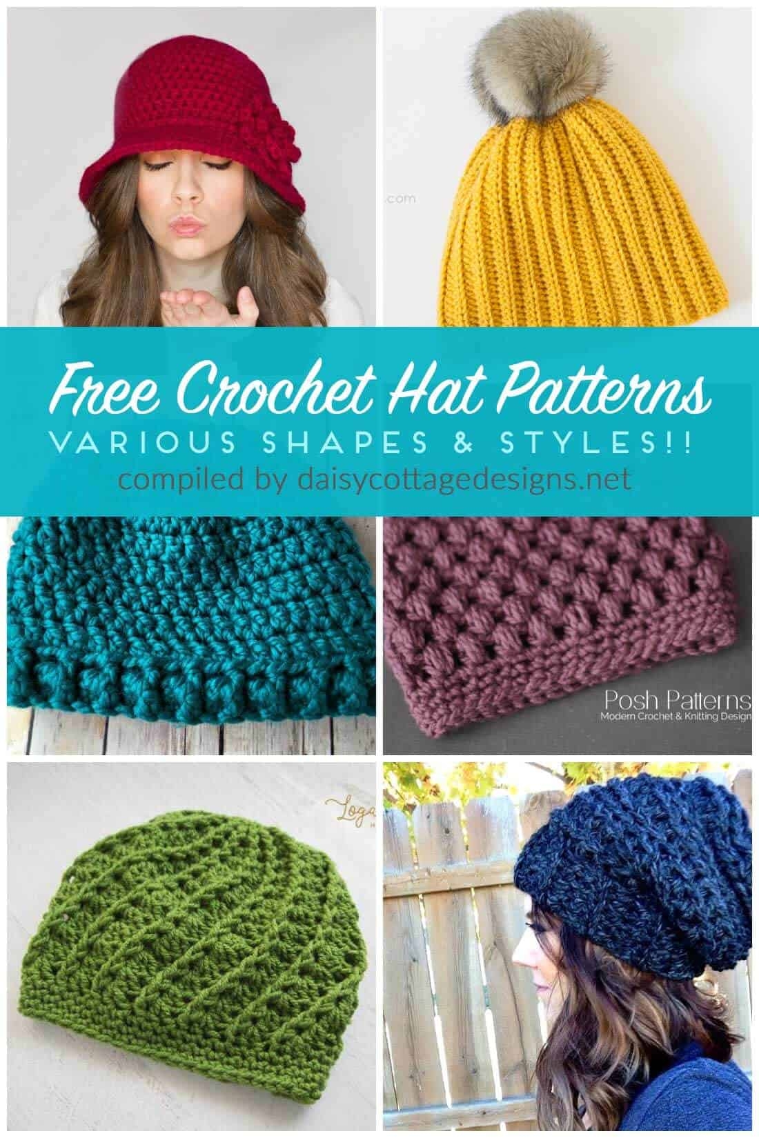 Crochet Hat Patterns Free Printable