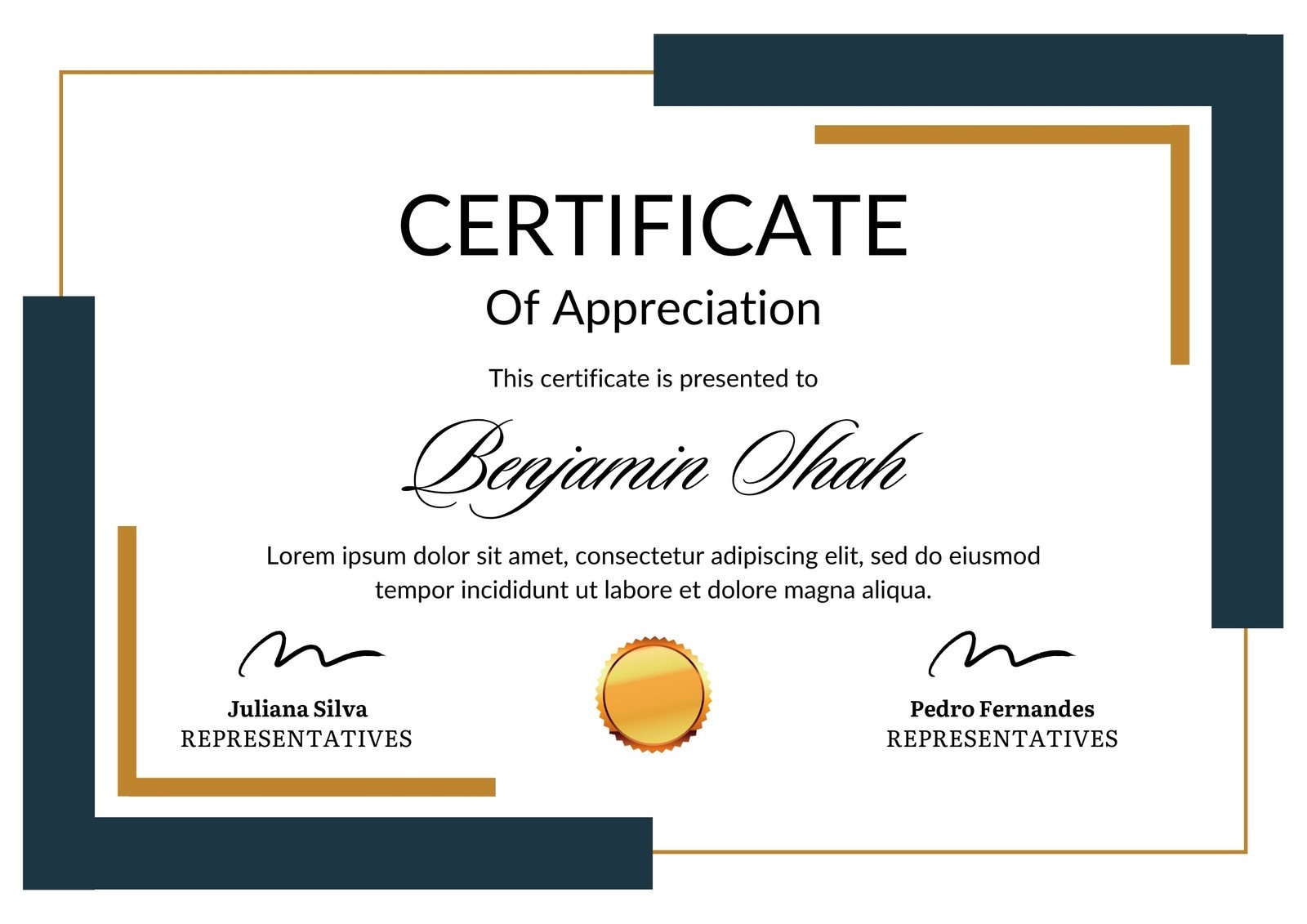 Free Printable Blank Certificates Of Appreciation