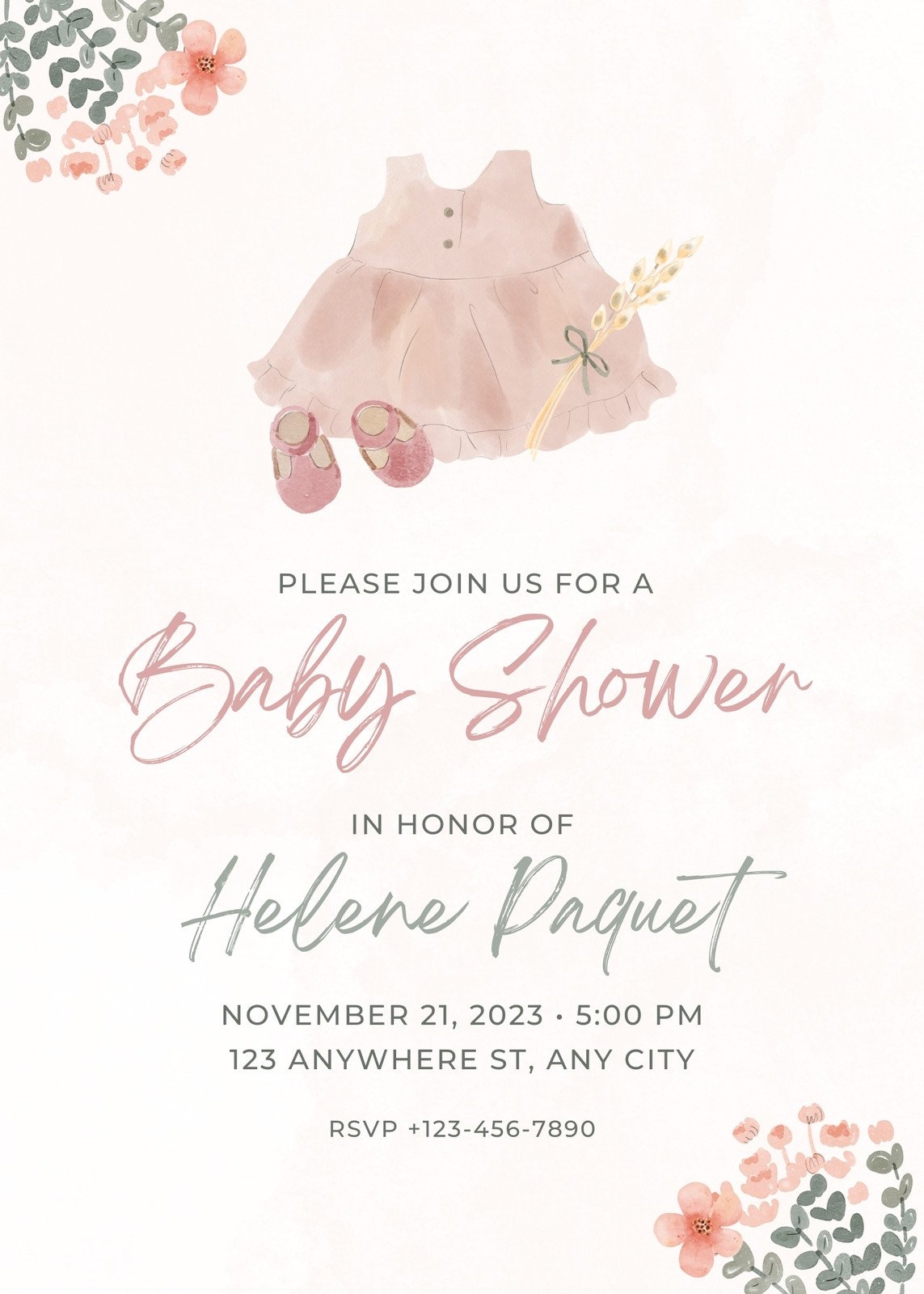 Free Printable Baby Shower Invitation Templates