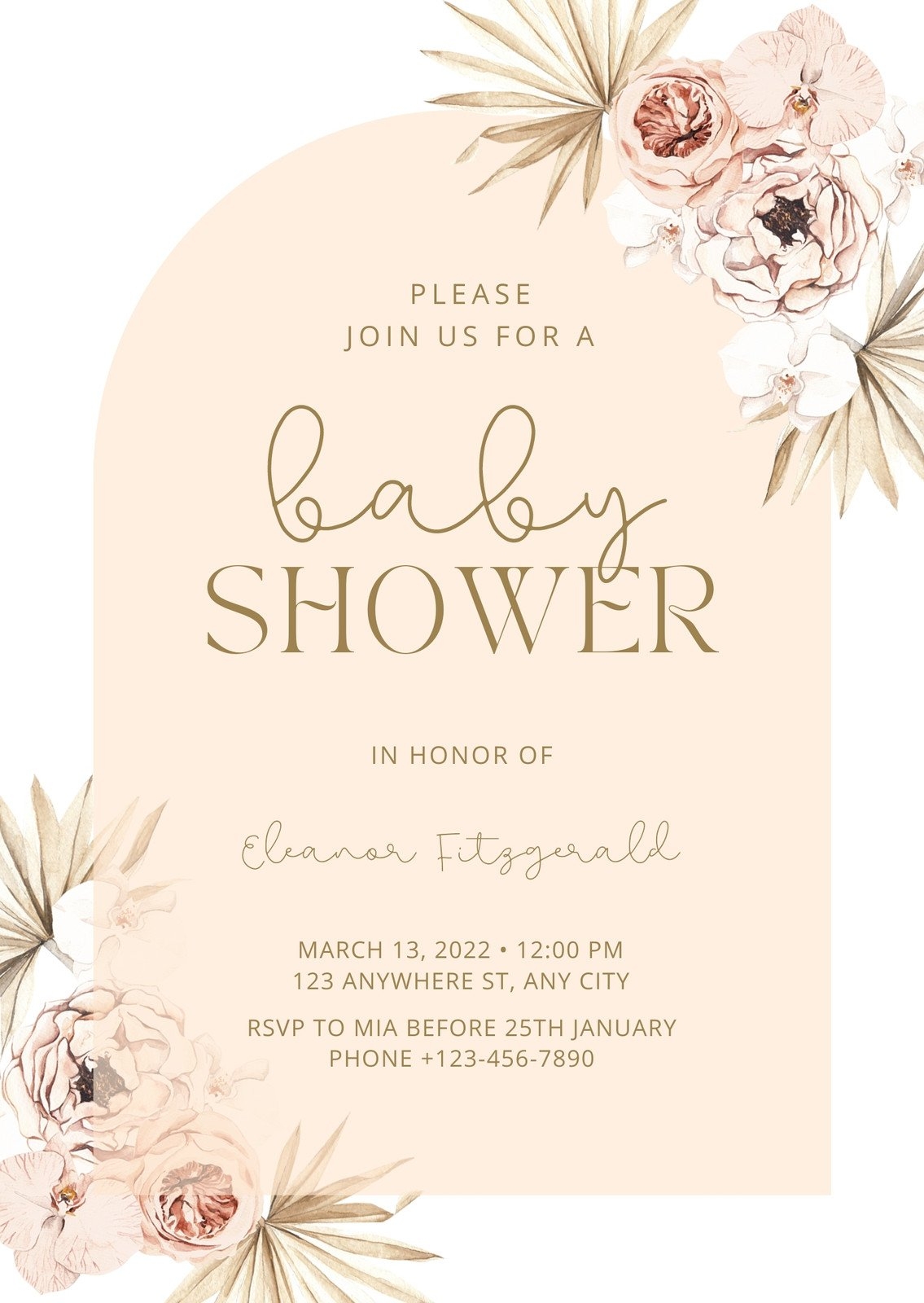Free Printable Templates For Baby Shower