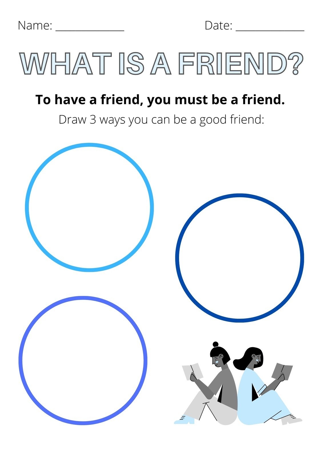 Freindship Free Printable Templates