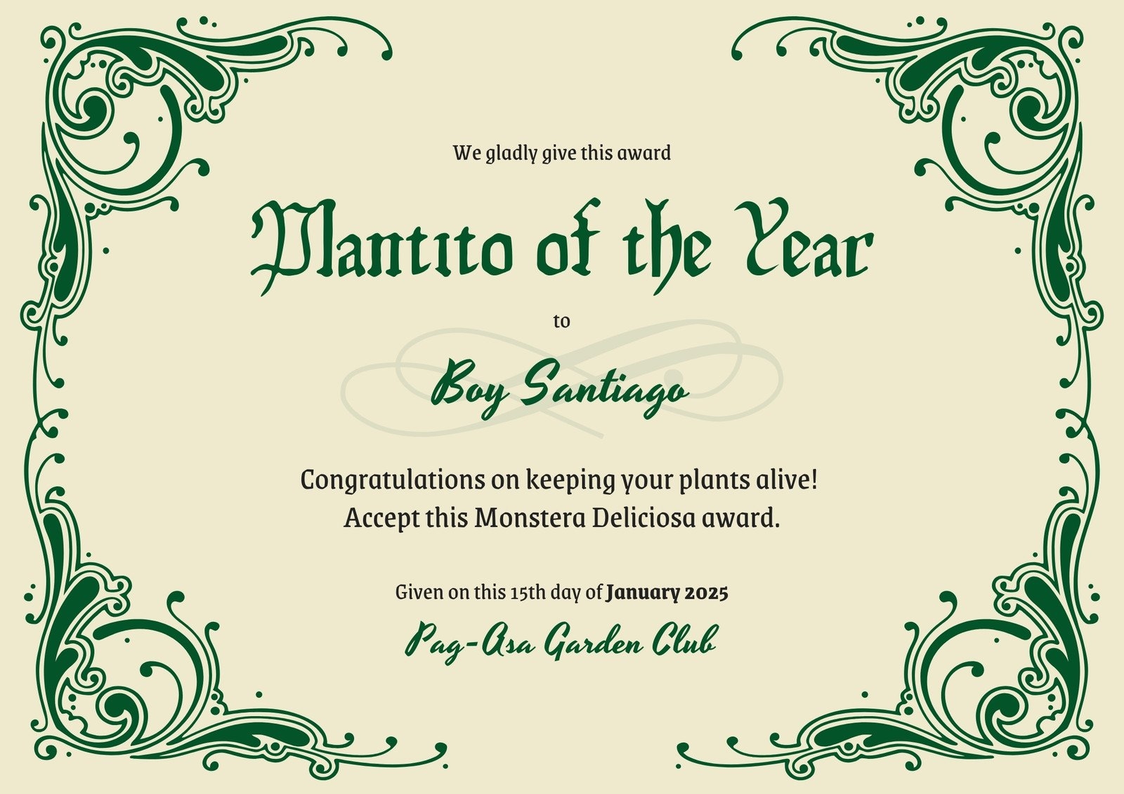 Free Printable Funny Award Templates