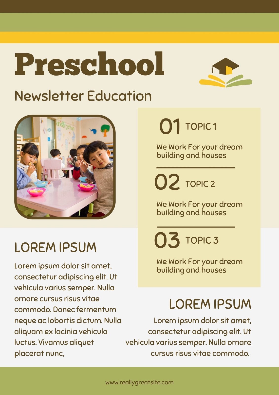 Free Printable Pre K Newsletter Templates