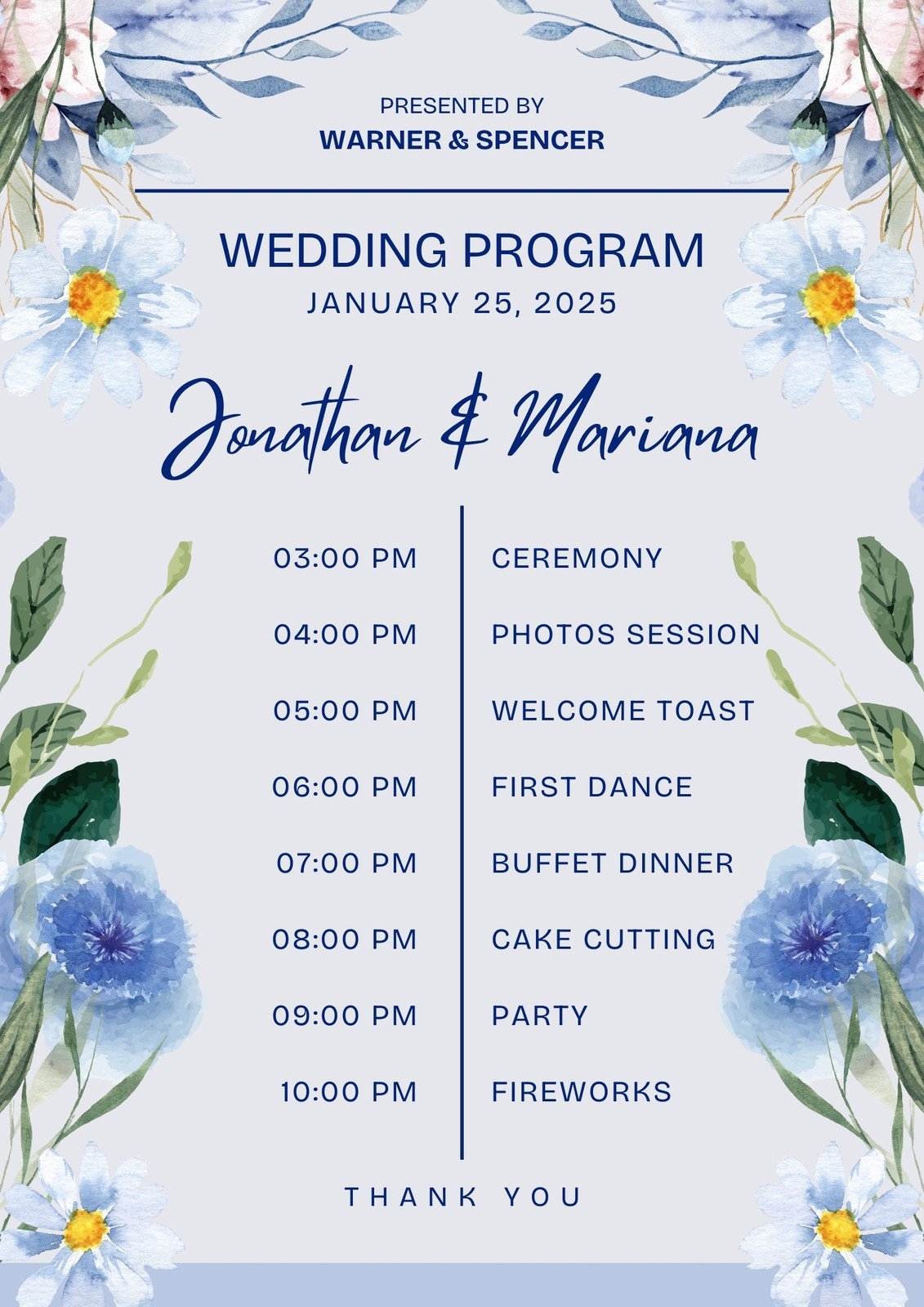 Free Printable Wedding Program Templates Publisher