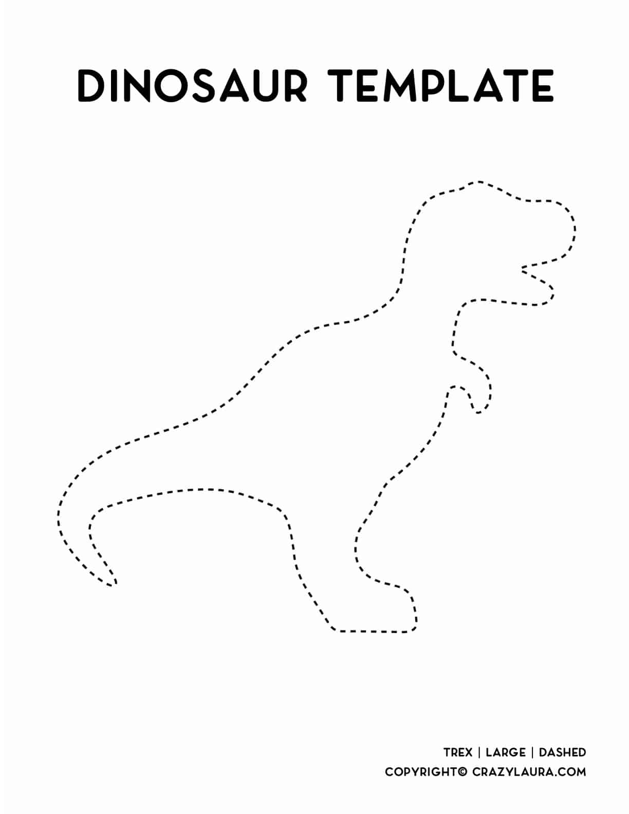 Free Dinosaur Template U0026 Printable Stencil For 2025 Crazy Laura Free Dinosaur Template U0026 Printable Stencil For 2025 Crazy Laura