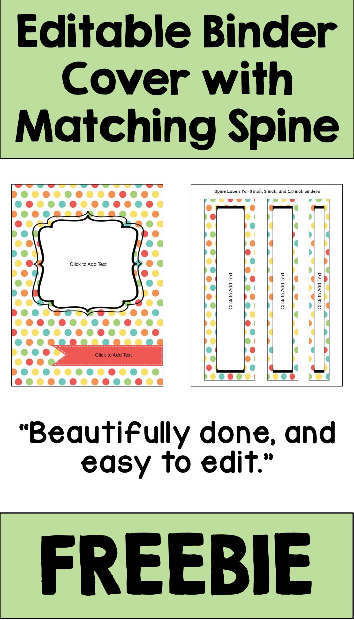 FREE Editable Binder Covers And Spines For Teachers Students Worksheets Library