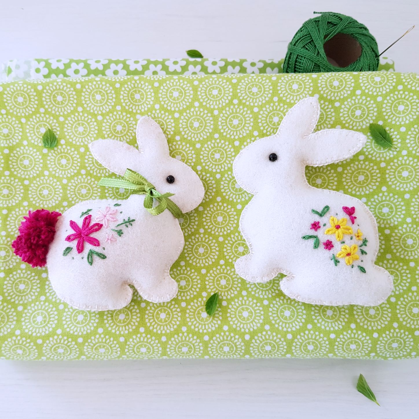 Free Felt Bunny Pattern For Hand sewing This Easter s Decorations