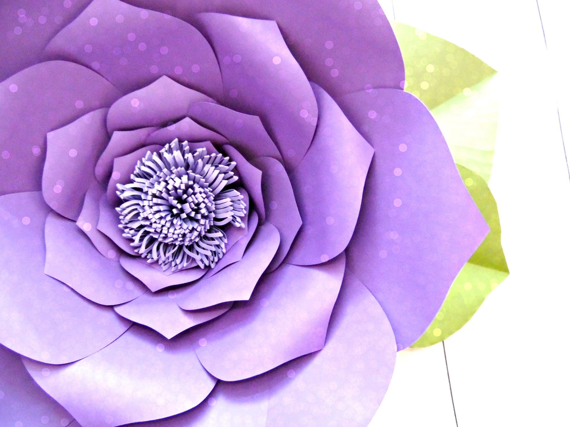 Free Printable Big Paper Flower Template