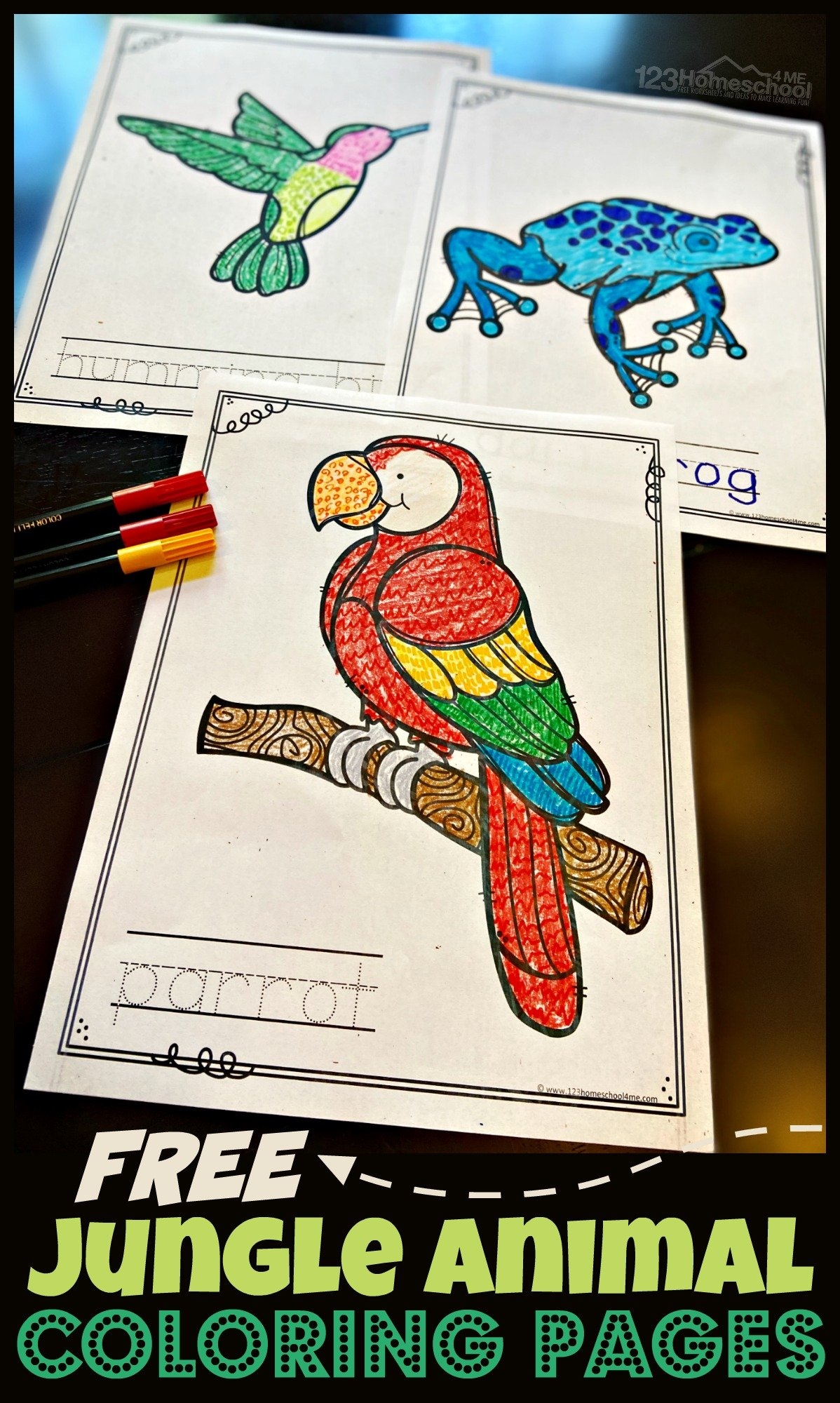 FREE FREE Printable Jungle Animal Coloring Pages Pdf FREE FREE Printable Jungle Animal Coloring Pages Pdf