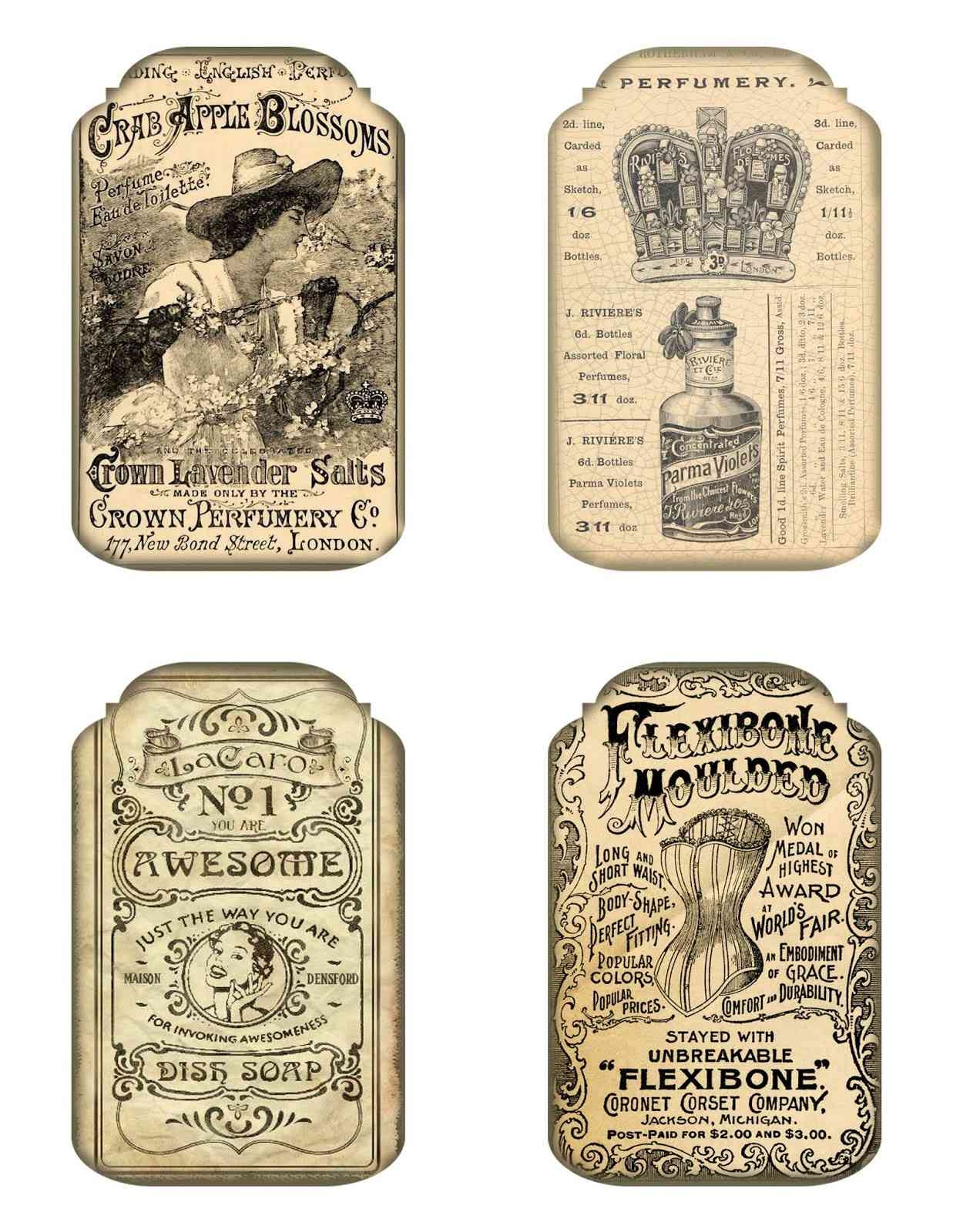 Free Printable Apothecary Labels