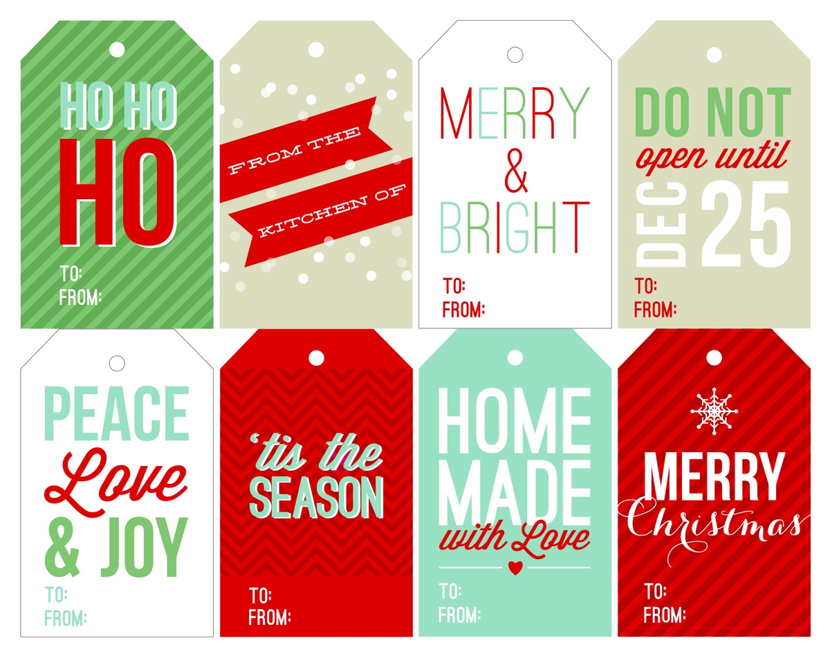 Free Gift Tag Templates Free Printable Gift Tags Worksheets Library