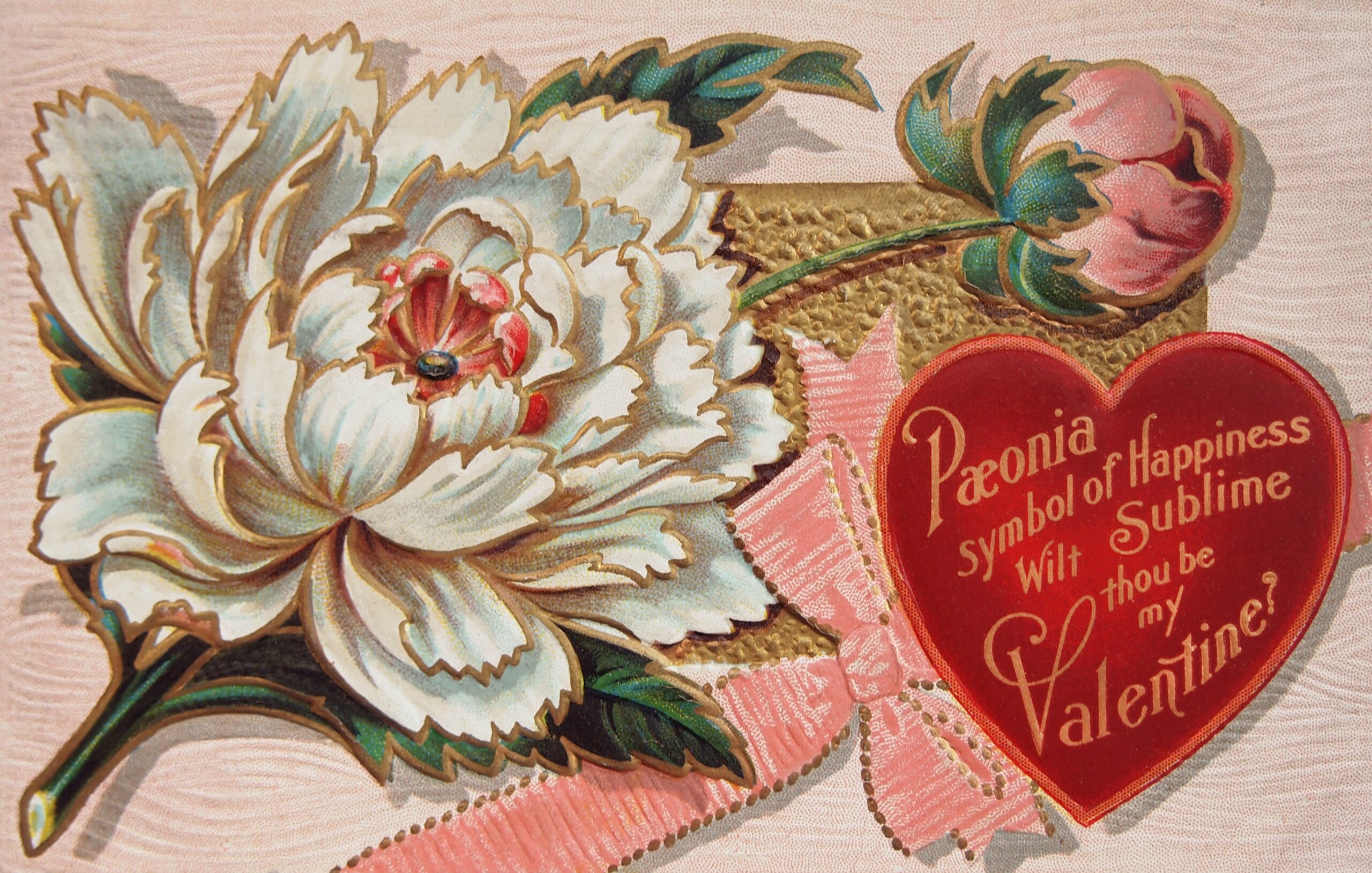 Free High Resolution Vintage Victorian Valentine s Day Postcard Vintage Fangirl