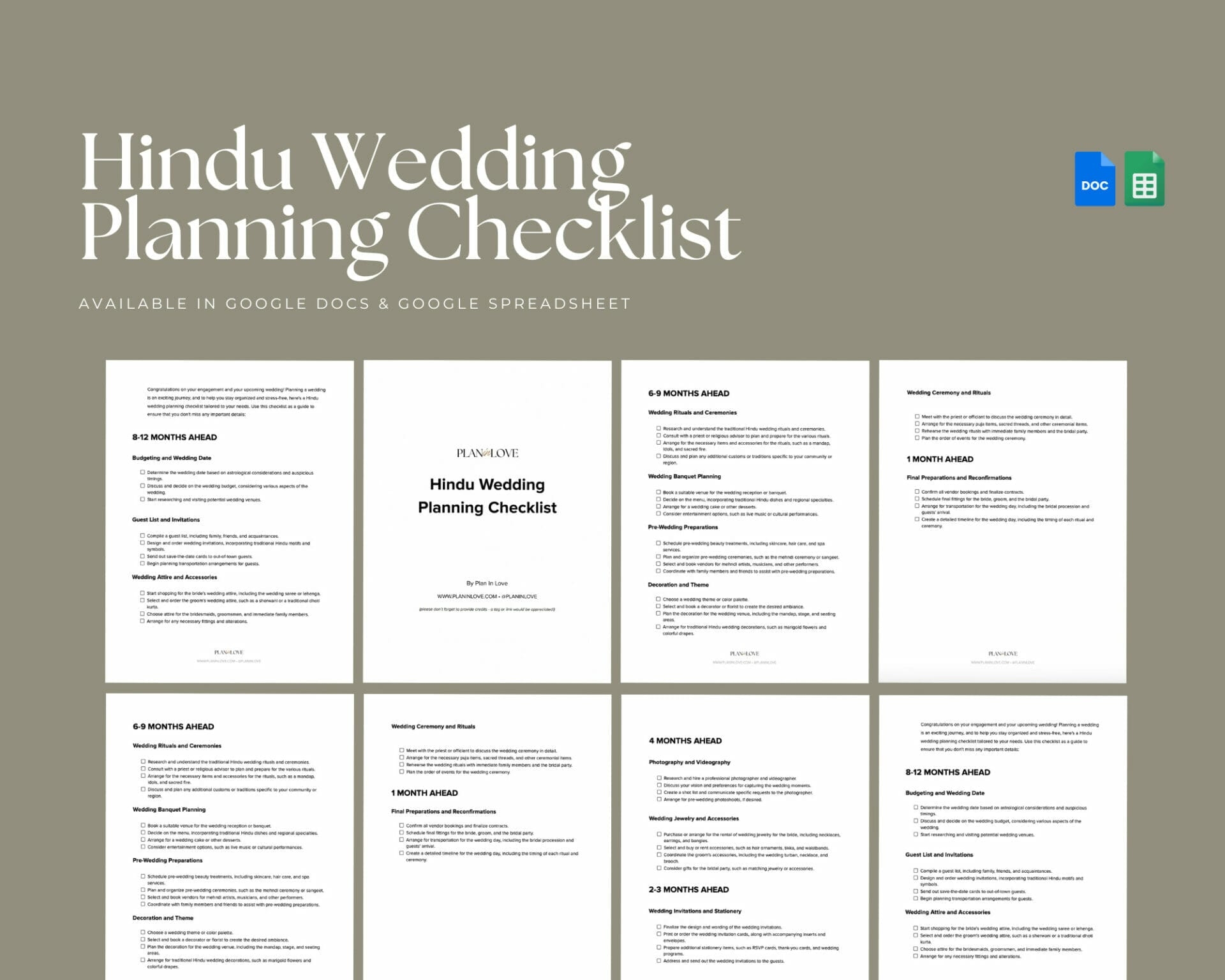 Free Printable Indian Wedding Program Templates