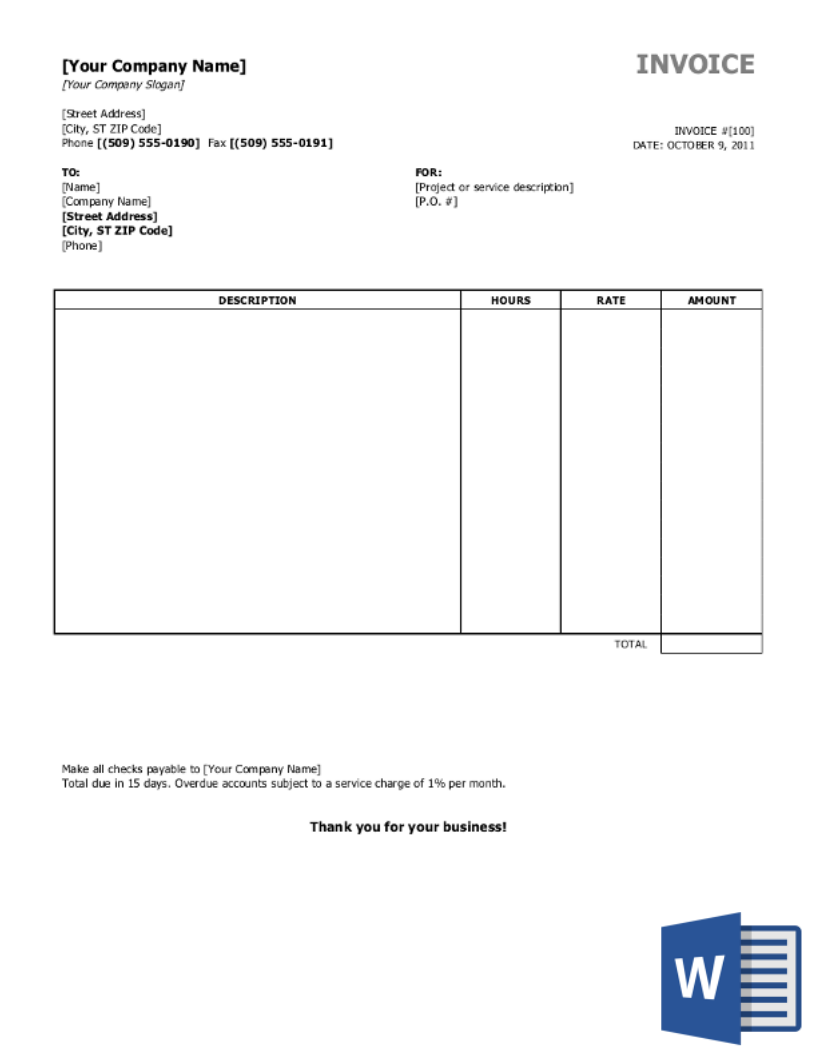 Free Invoice Templates Download All Formats And Industries InvoiceBerry Free Invoice Templates Download All Formats And Industries InvoiceBerry