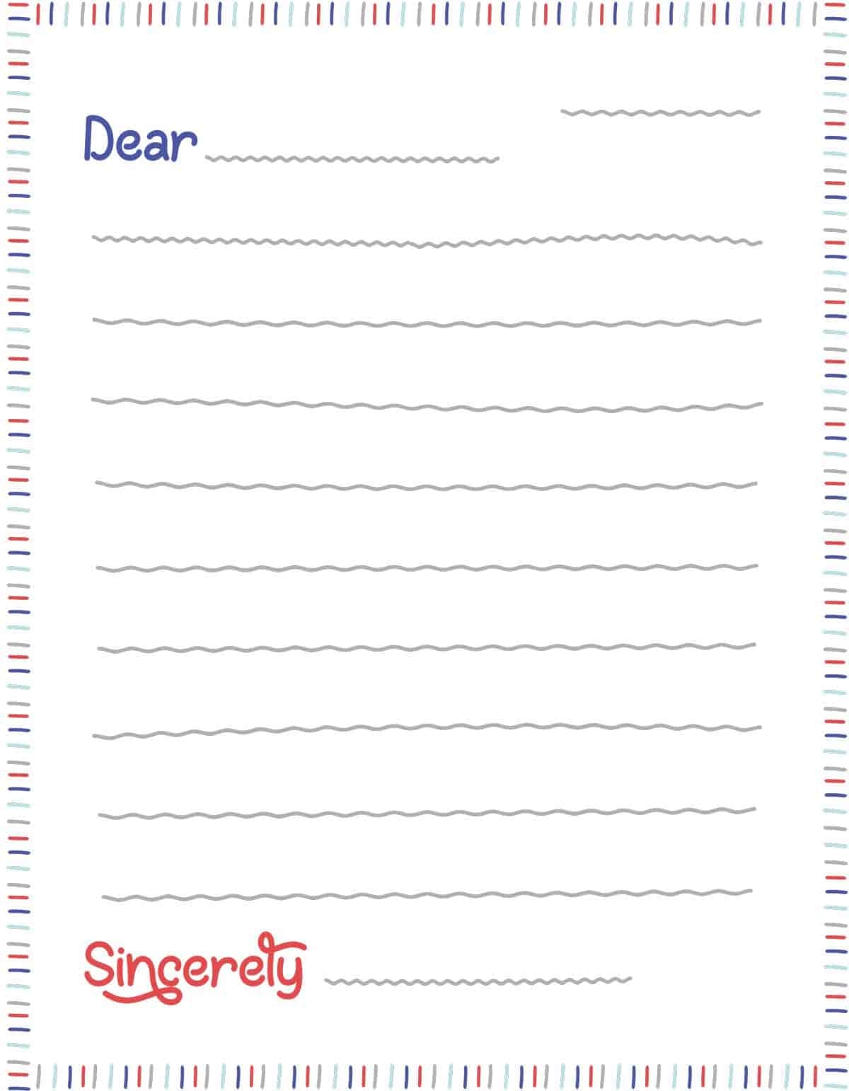 Free Letter Template For Kids A Fun Activity Skip To My Lou Worksheets Library