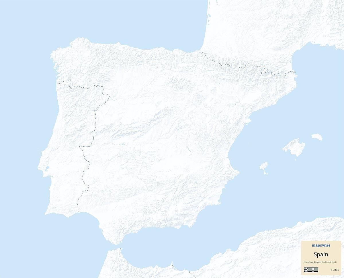 Free Maps Of Spain Mapswire