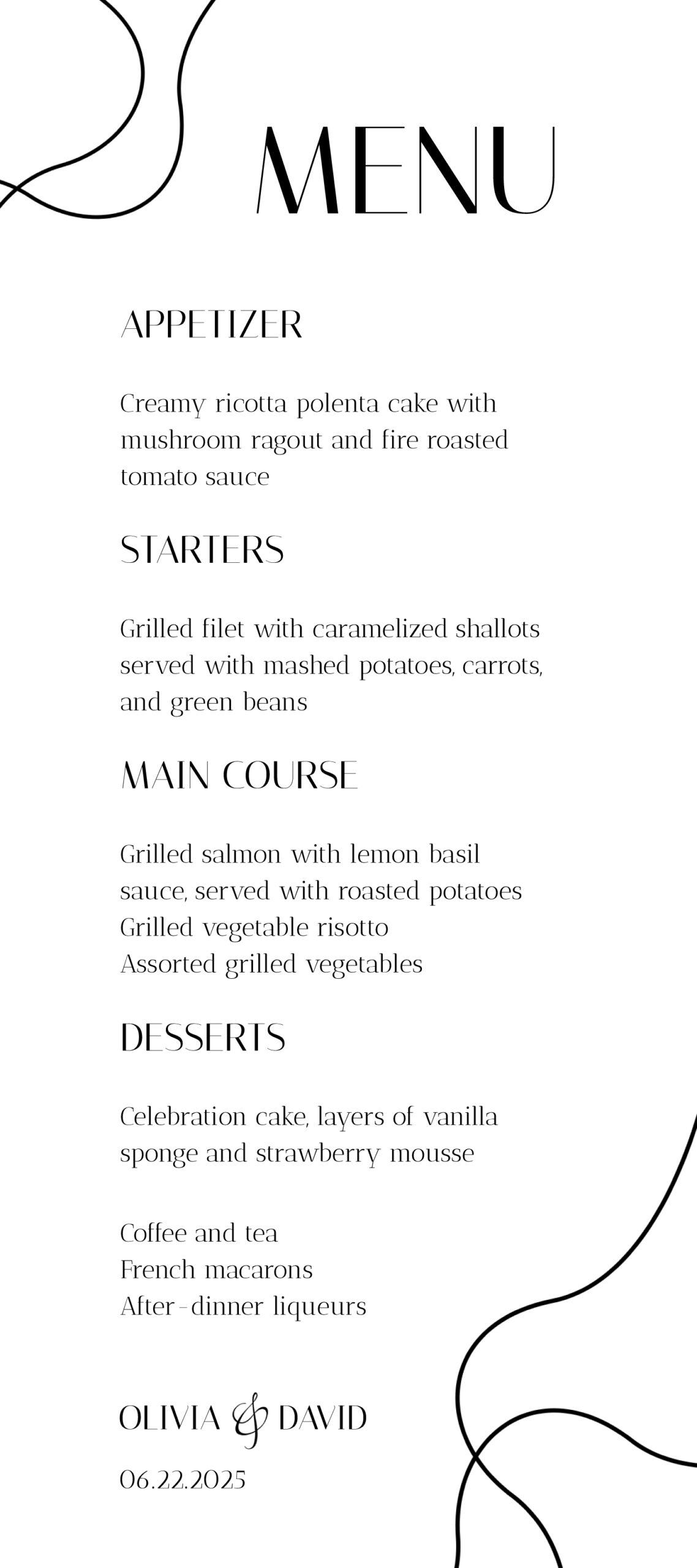 Restaurant Menu Free Printable Menu Templates