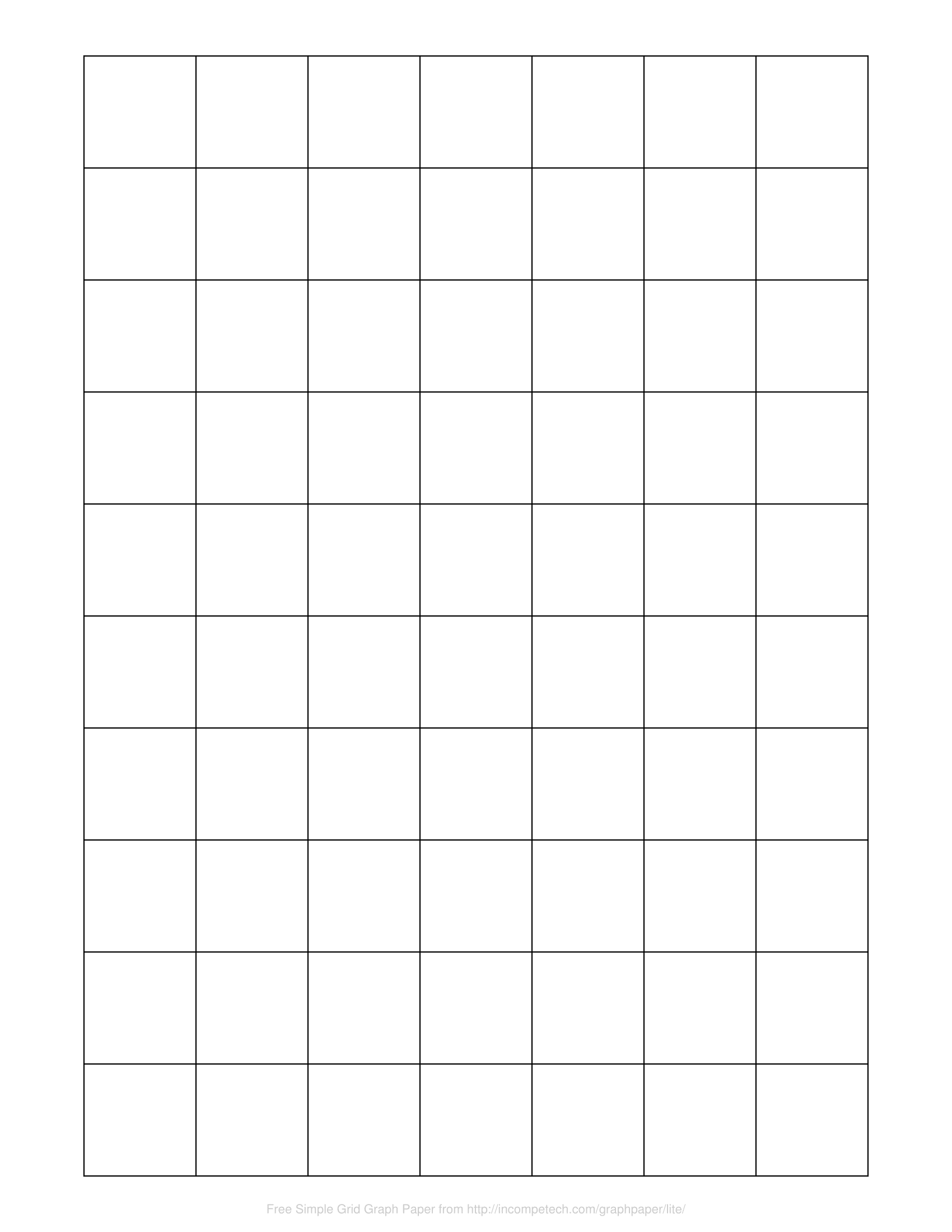 Free Online Graph Paper Simple Grid