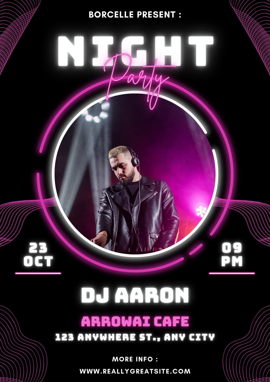 Free Printable And Customizable Party Flyer Templates Canva