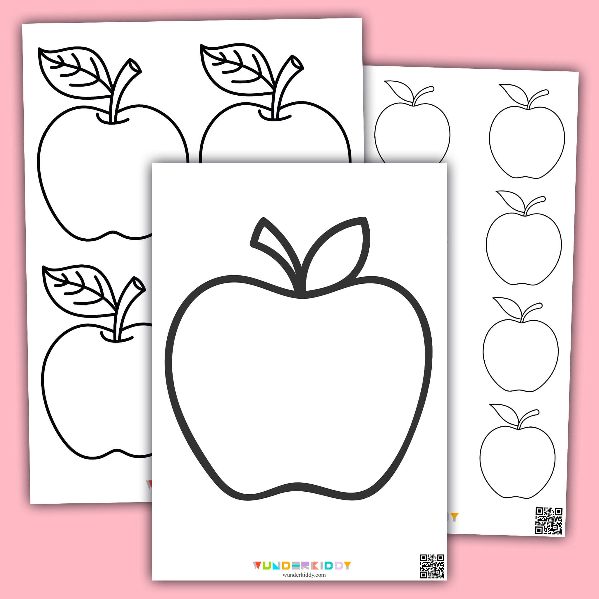 Free Large Apple Printable Templates