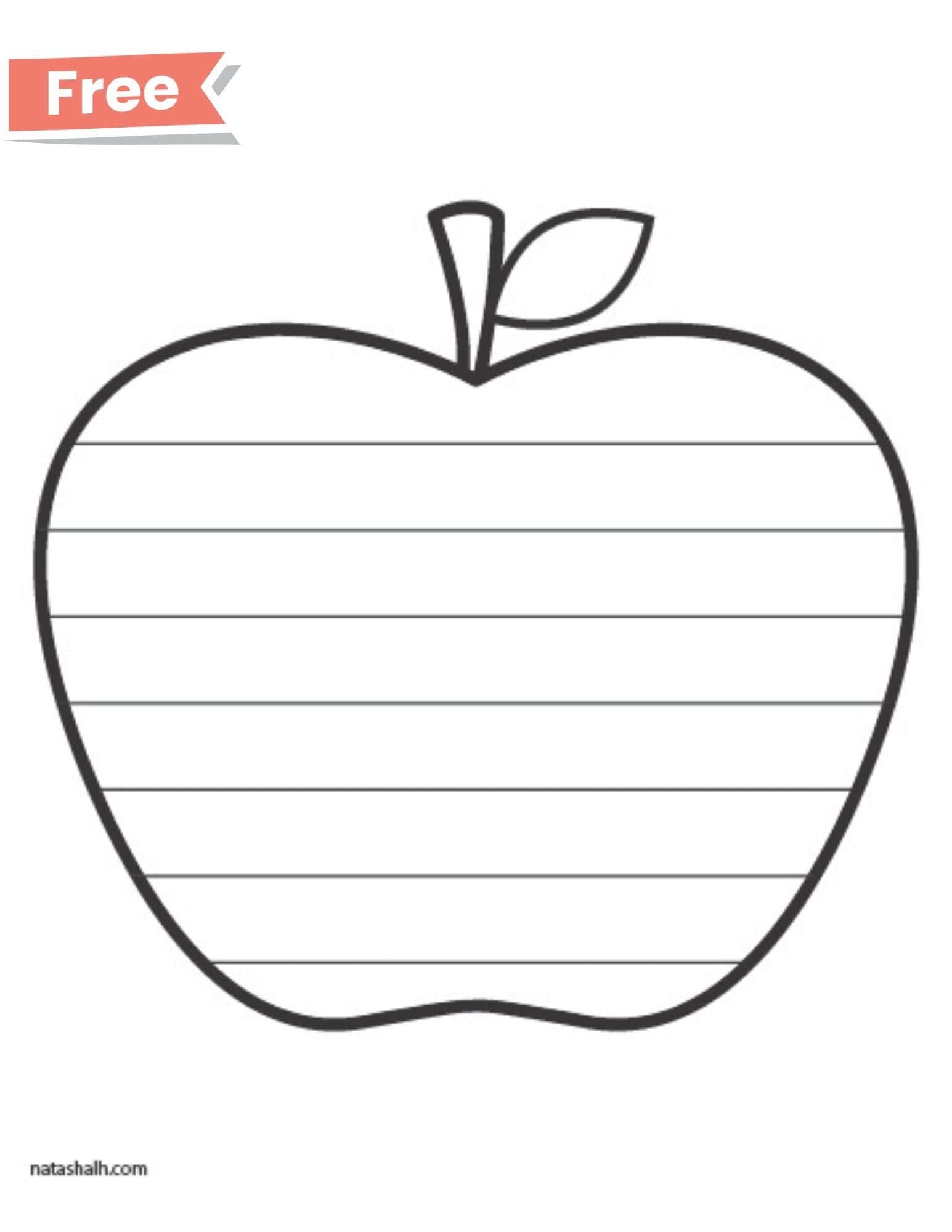 Free Printable Apple Templates The Artisan Life