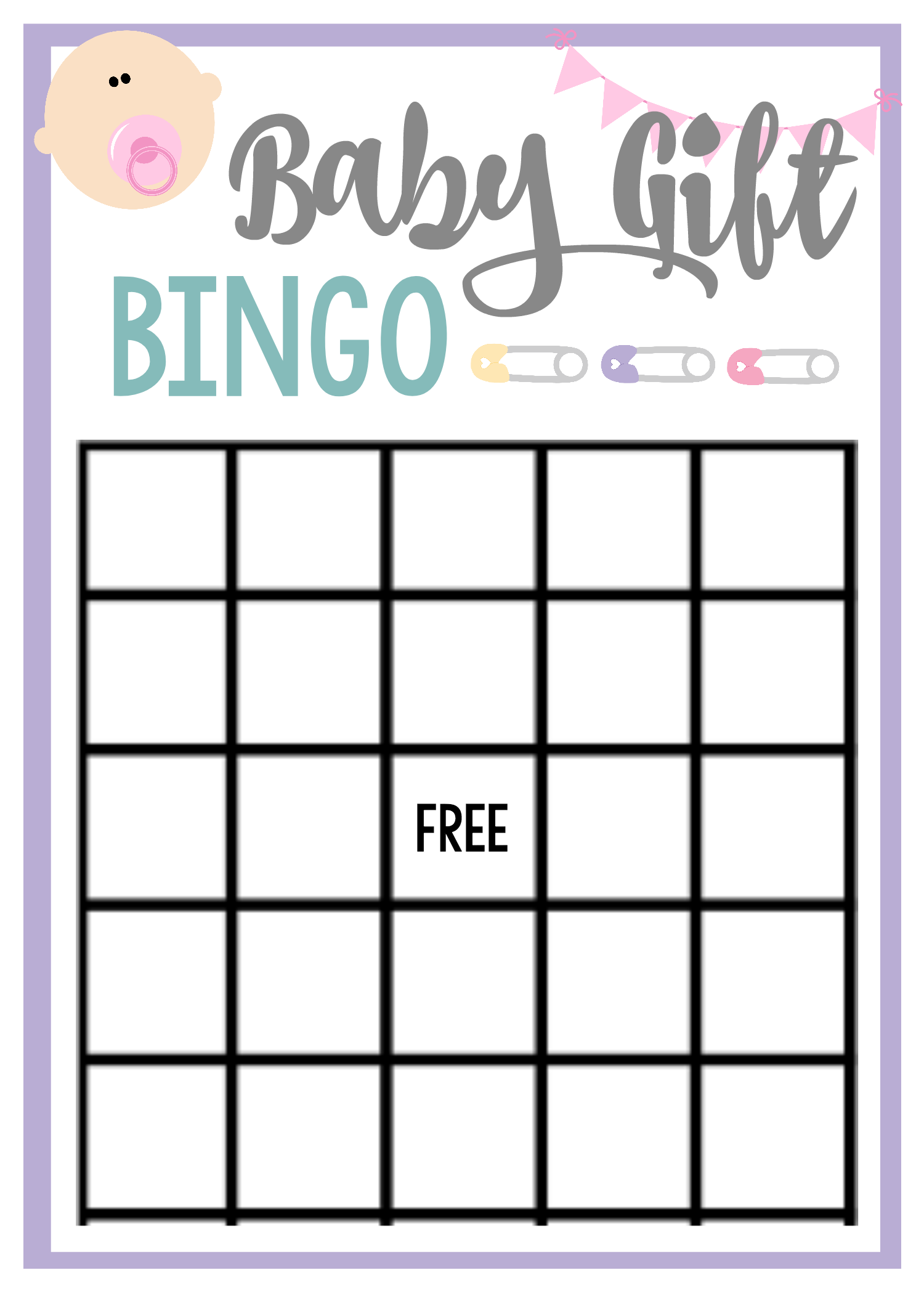 Free Printable Baby Shower Games For Large Groups Fun Squared