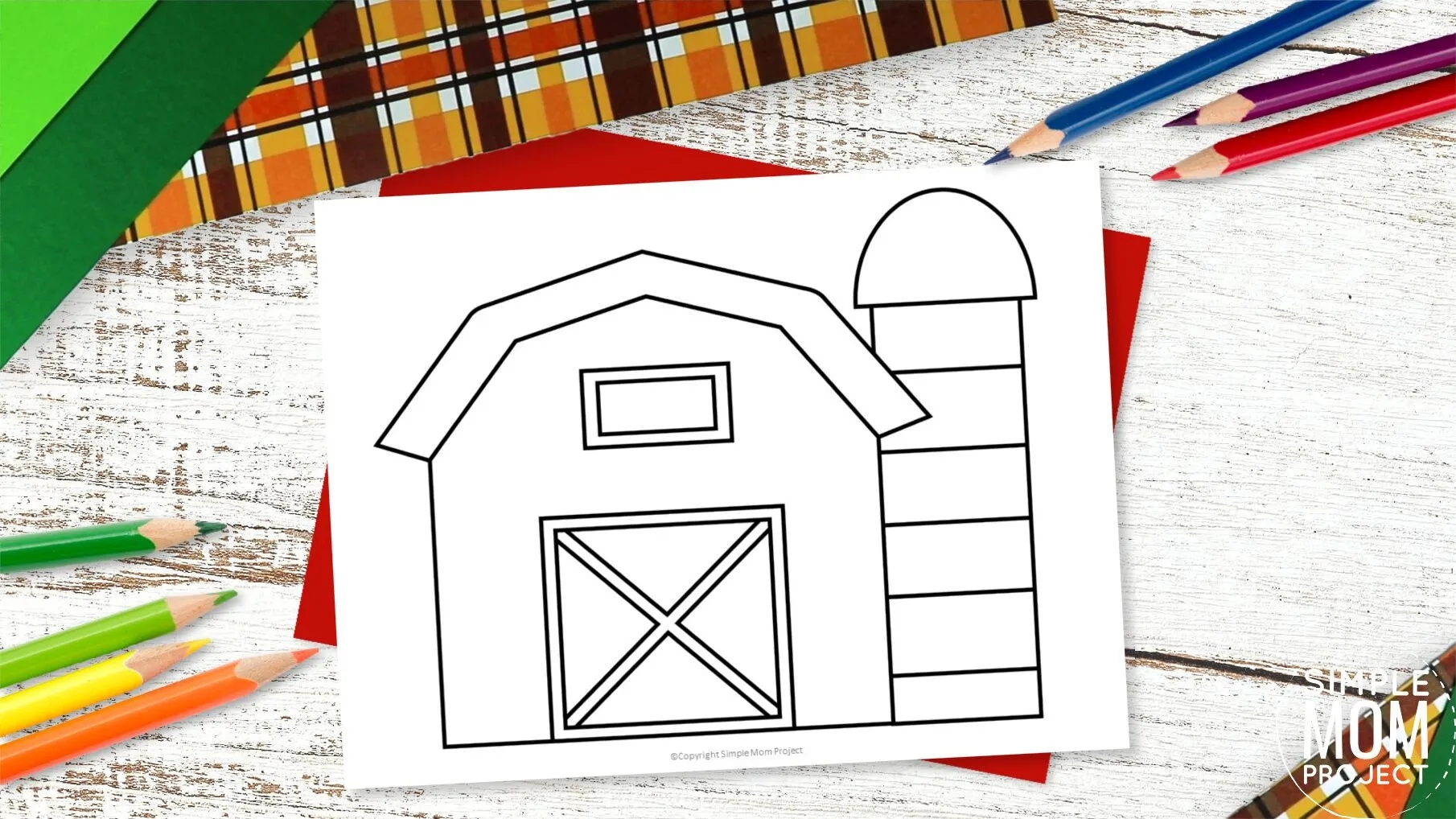 Free Printable Printable Barn Template