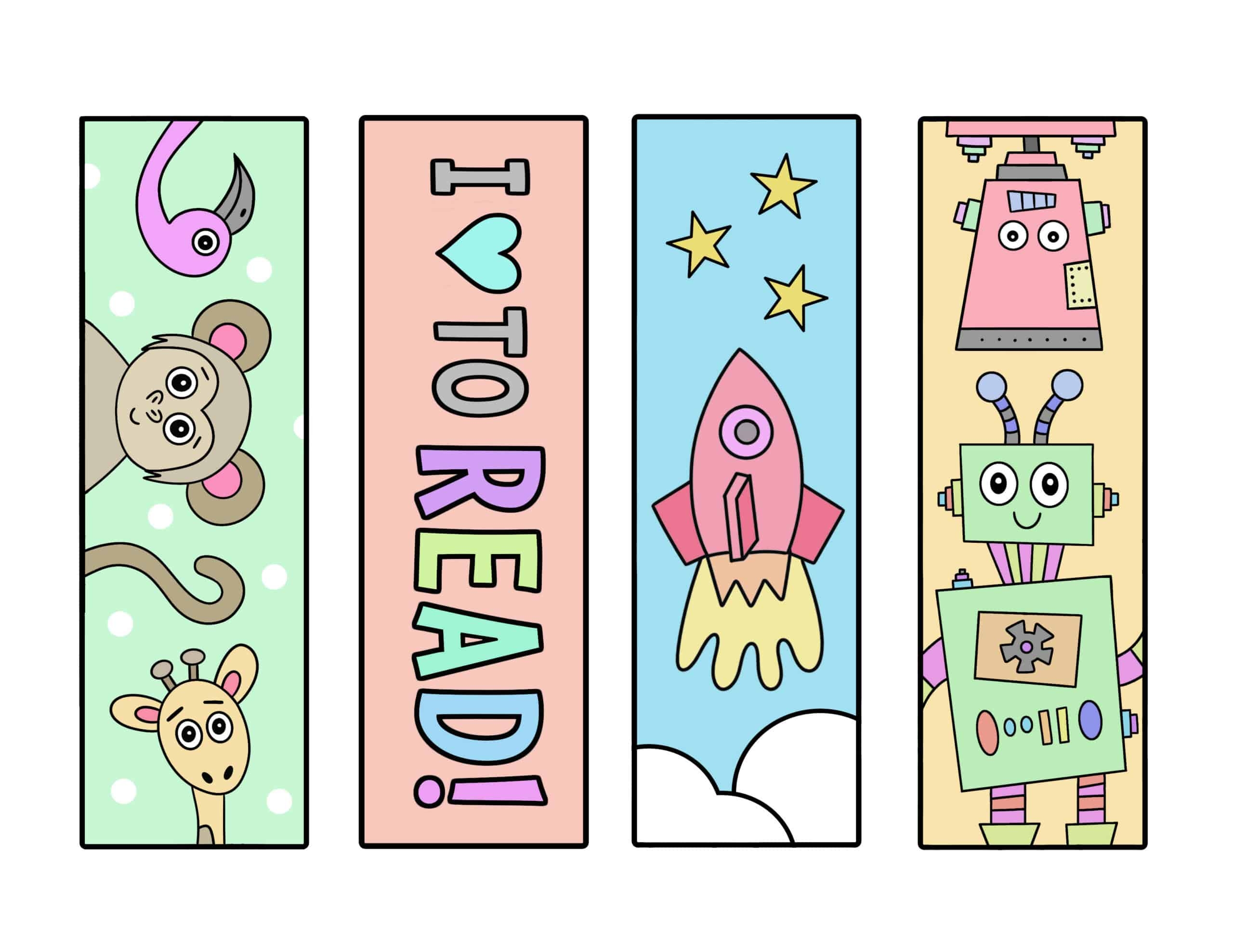 Bookmarks Printable Free