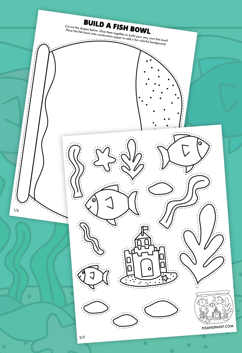Free Printable Printable Fish Bowl Template