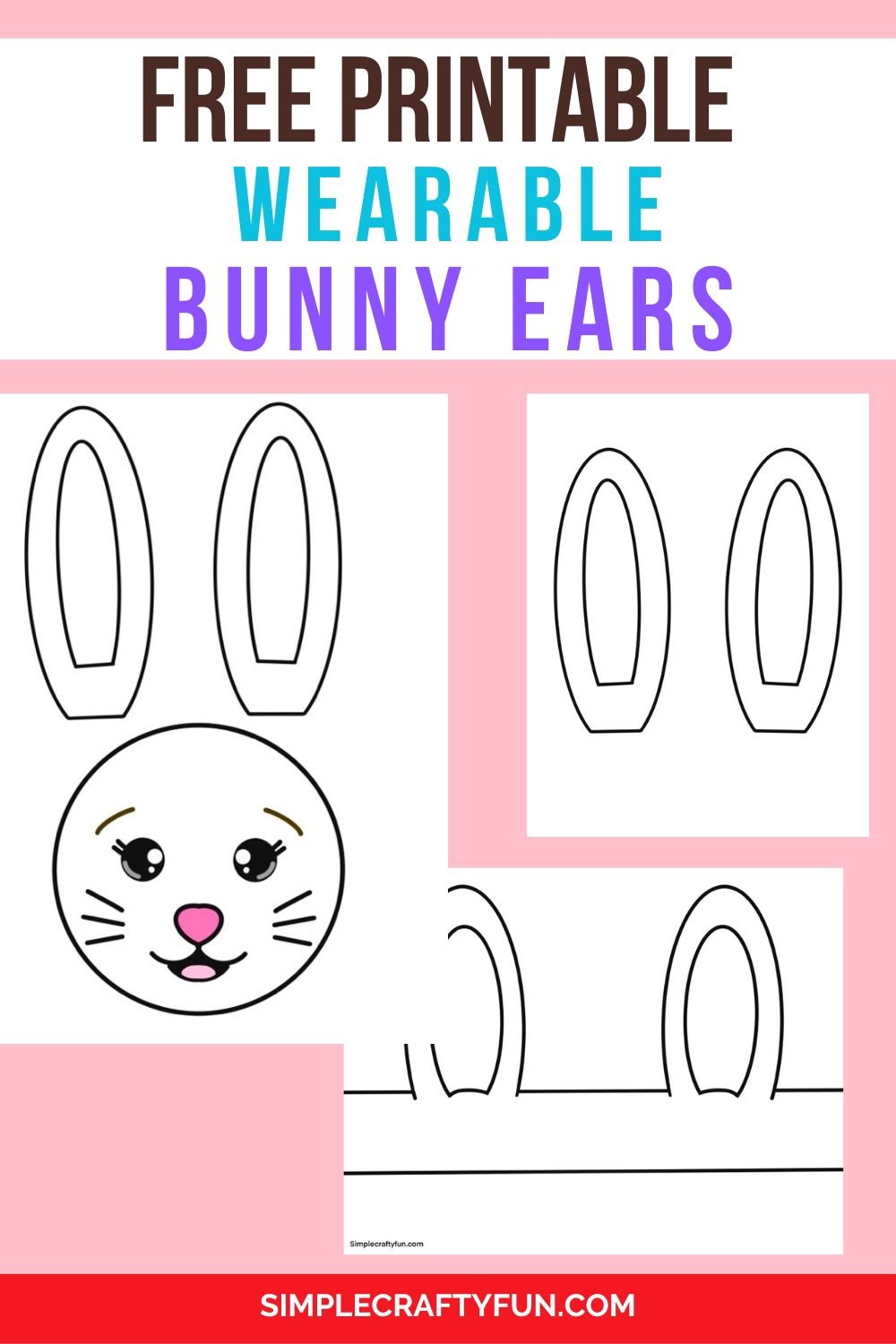 Bunny Ears Template Free Printable