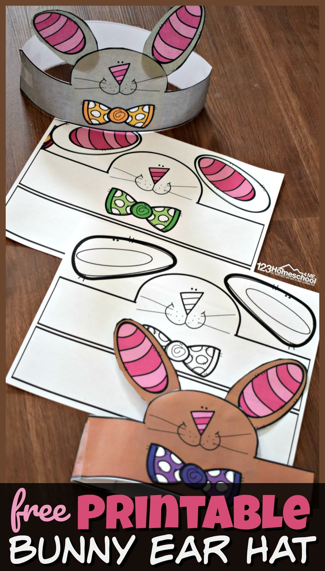 FREE Printable Bunny Ears Easter Hat Template FREE Printable Bunny Ears Easter Hat Template