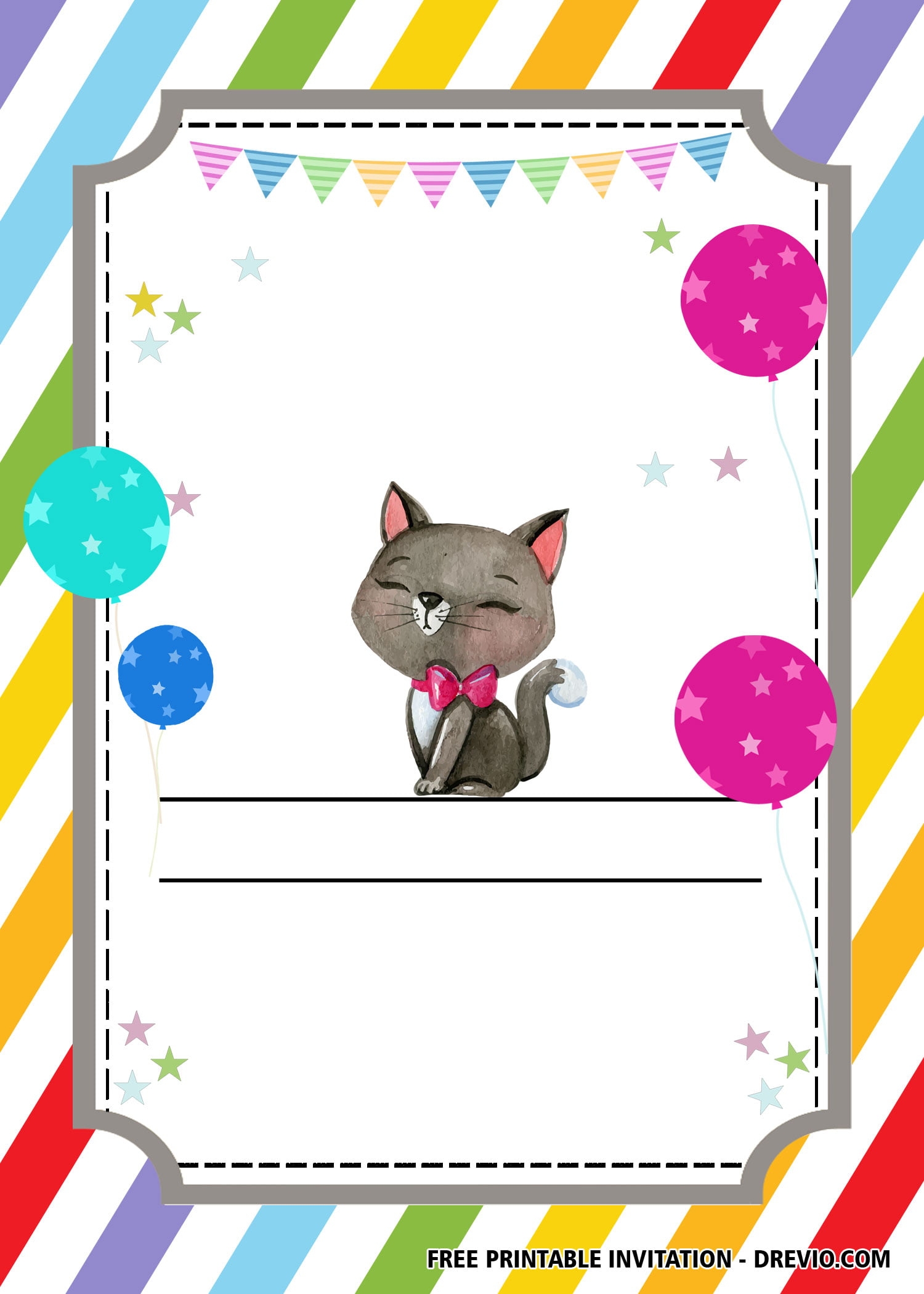 Free Birthday Party Printable Templates