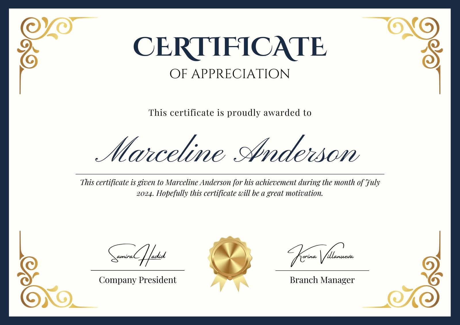 Free Printable Certificate Templates Pdf