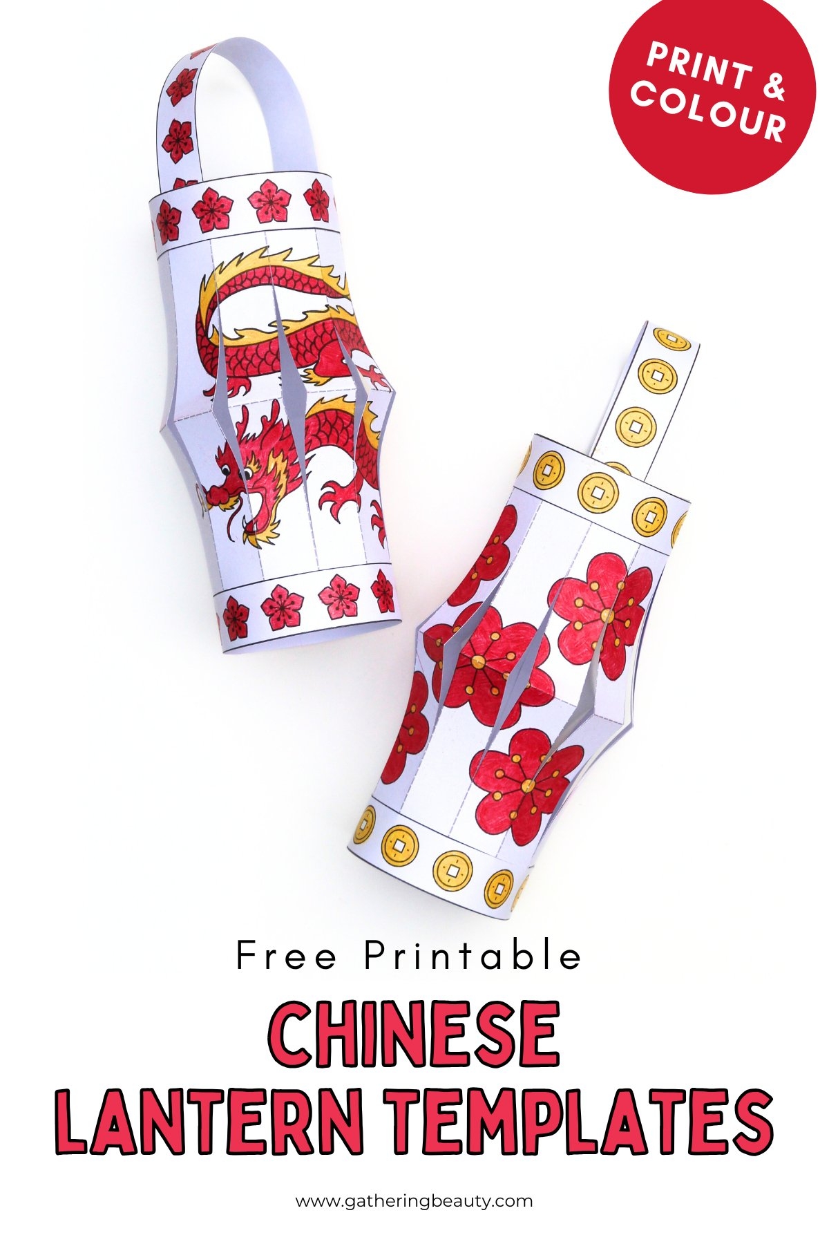Paper Lantern Template Free Printable