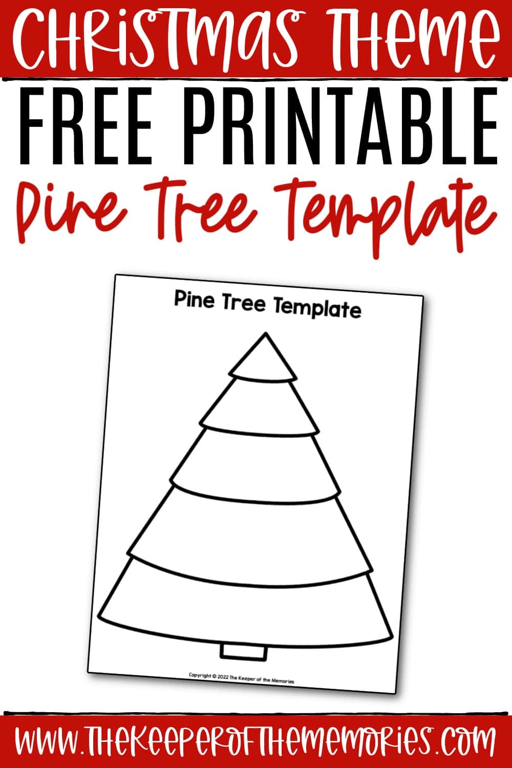 Free Printable Pine Tree Template