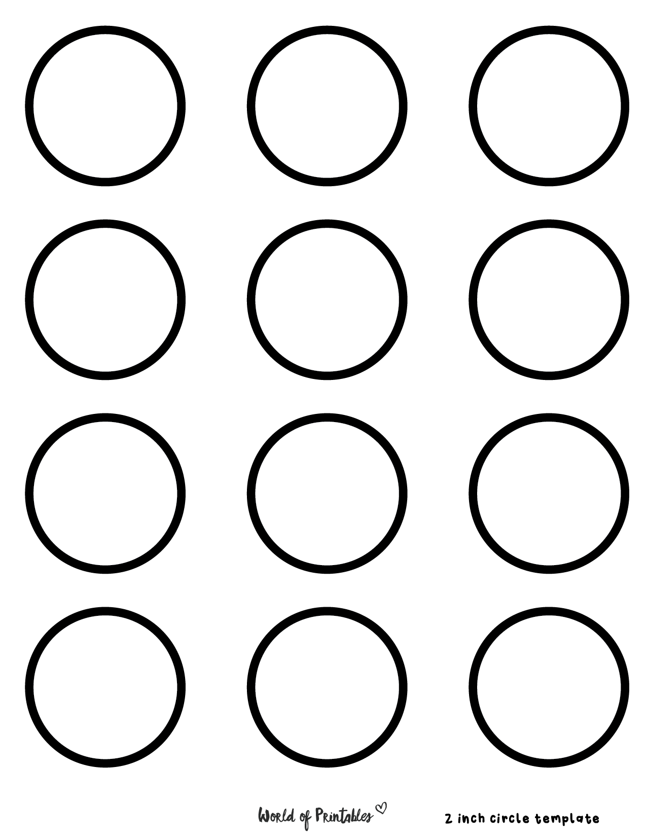 Free Printable Circle Templates Various Sizes World Of Printables Worksheets Library Free Printable Circle Templates Various Sizes World Of Printables Worksheets Library