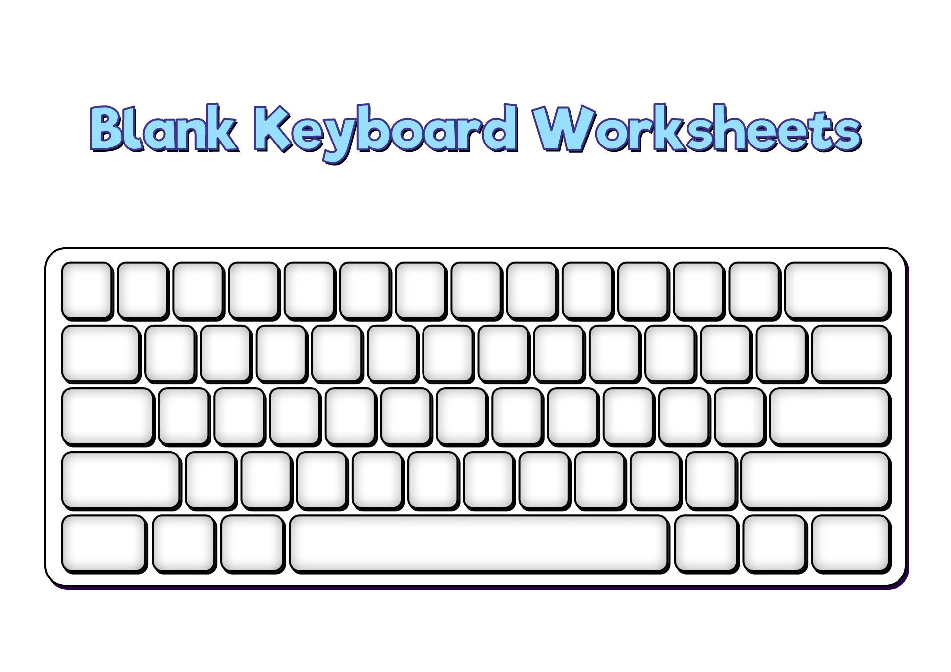 FREE Printable Computer Keyboard teacher Made Twinkl Worksheets Library