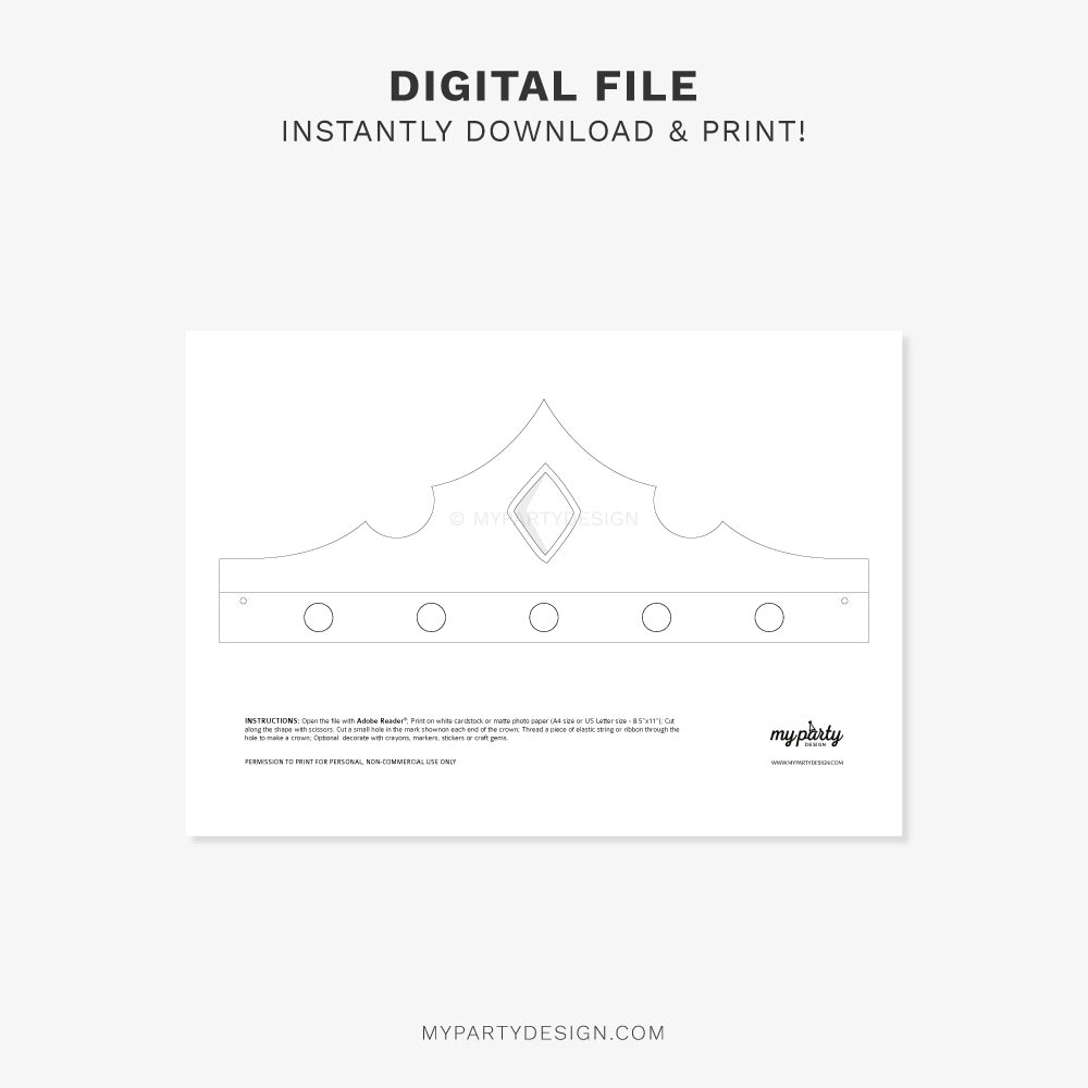 Crown Templates Free Printable