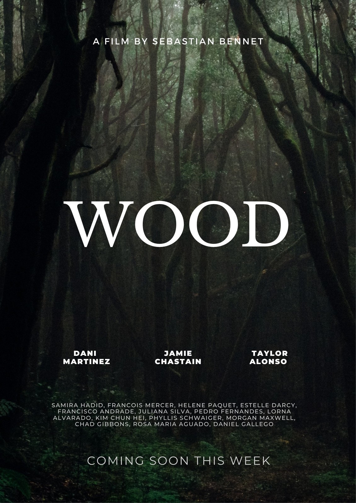 Free Printable Customizable Movie Poster Templates Canva