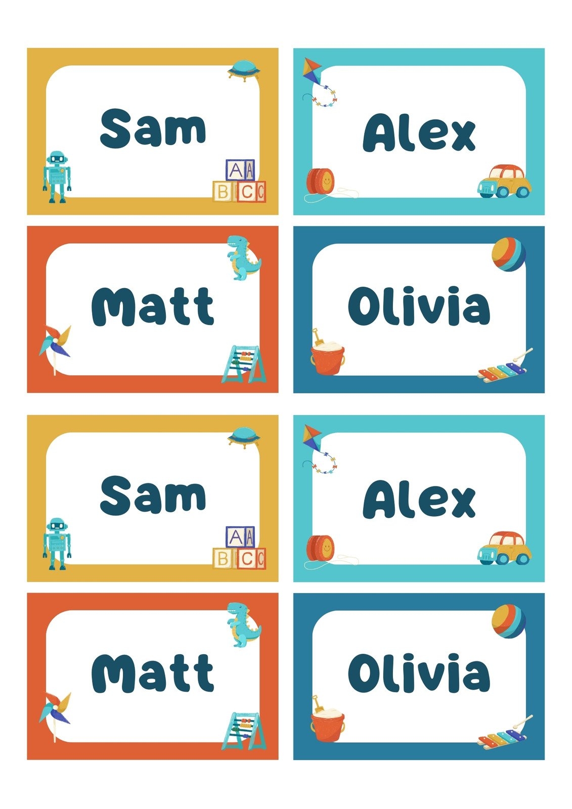 Name Badge Template Free Printable