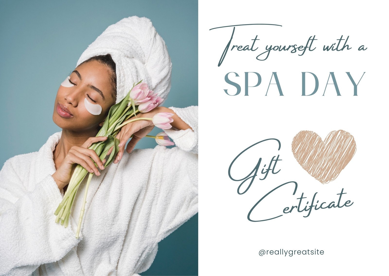 Gift Certificate Template Free Printable Spa