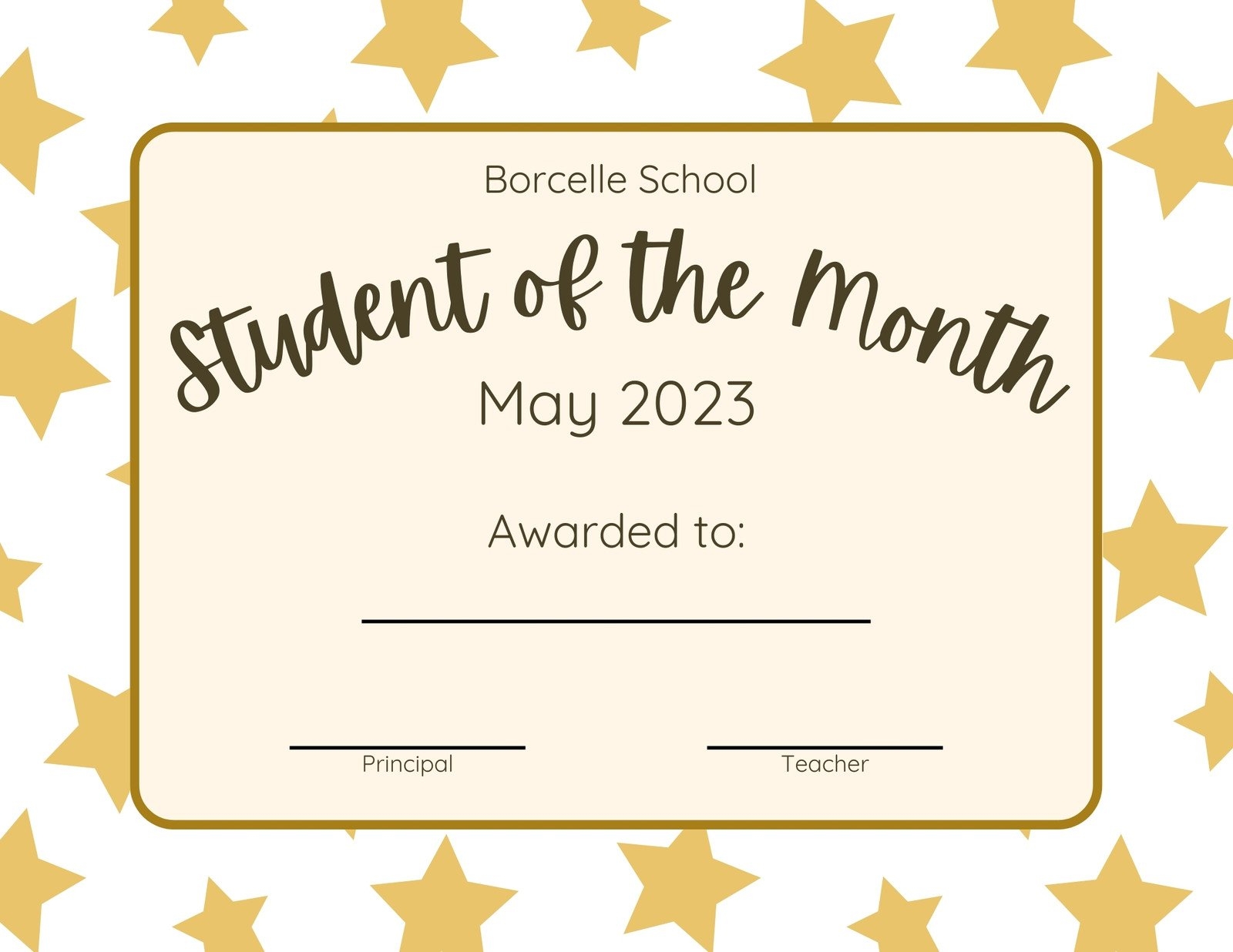 Free Printable Blank Certificates For Students