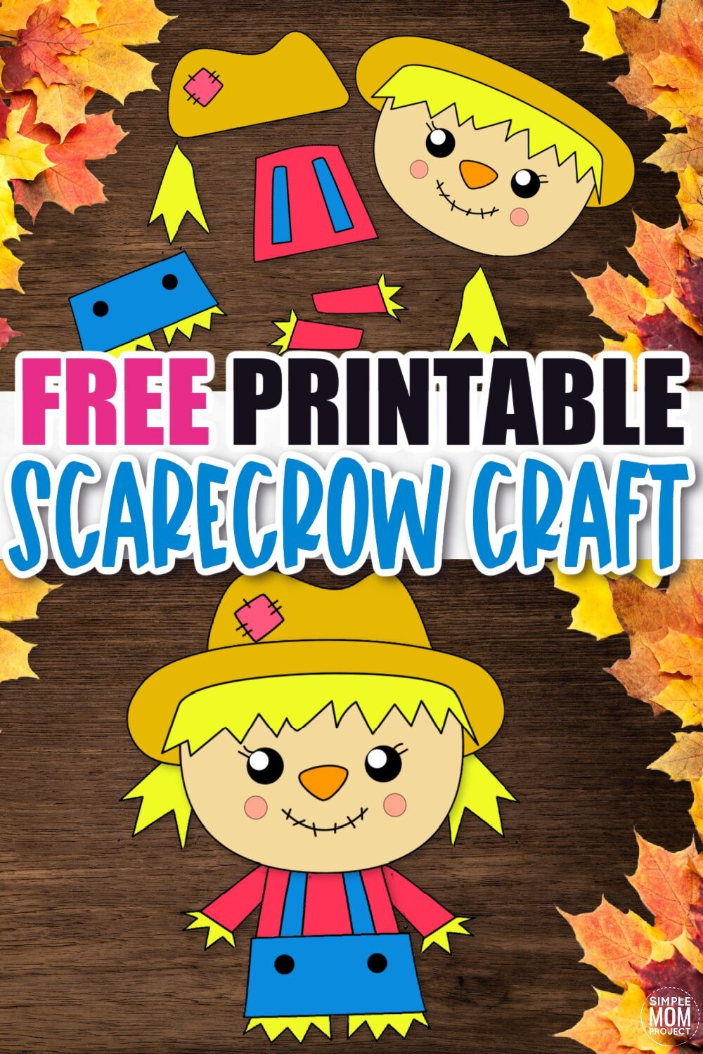 Big Free Printable Scarecrow Template