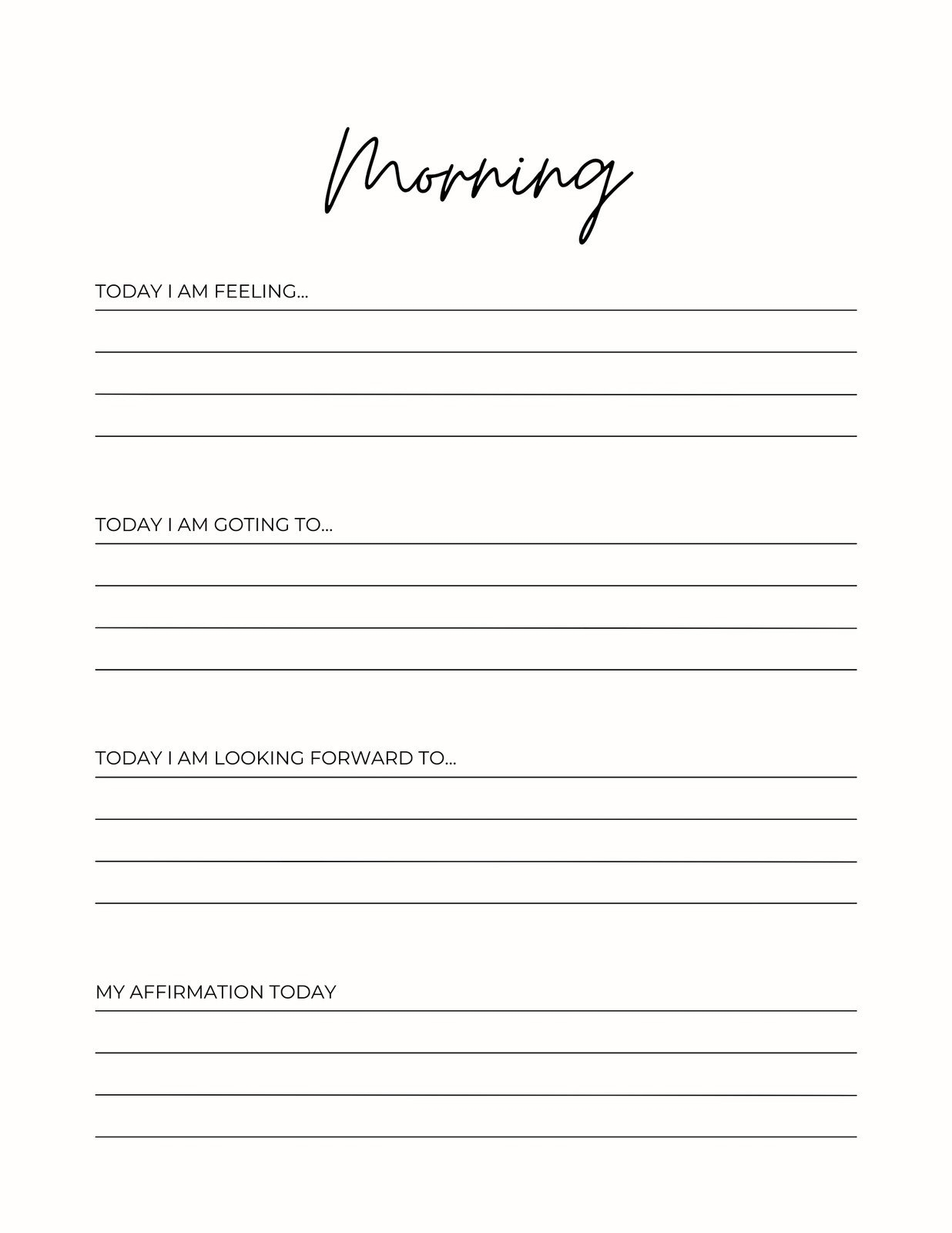Free Dear Diary Template Printable