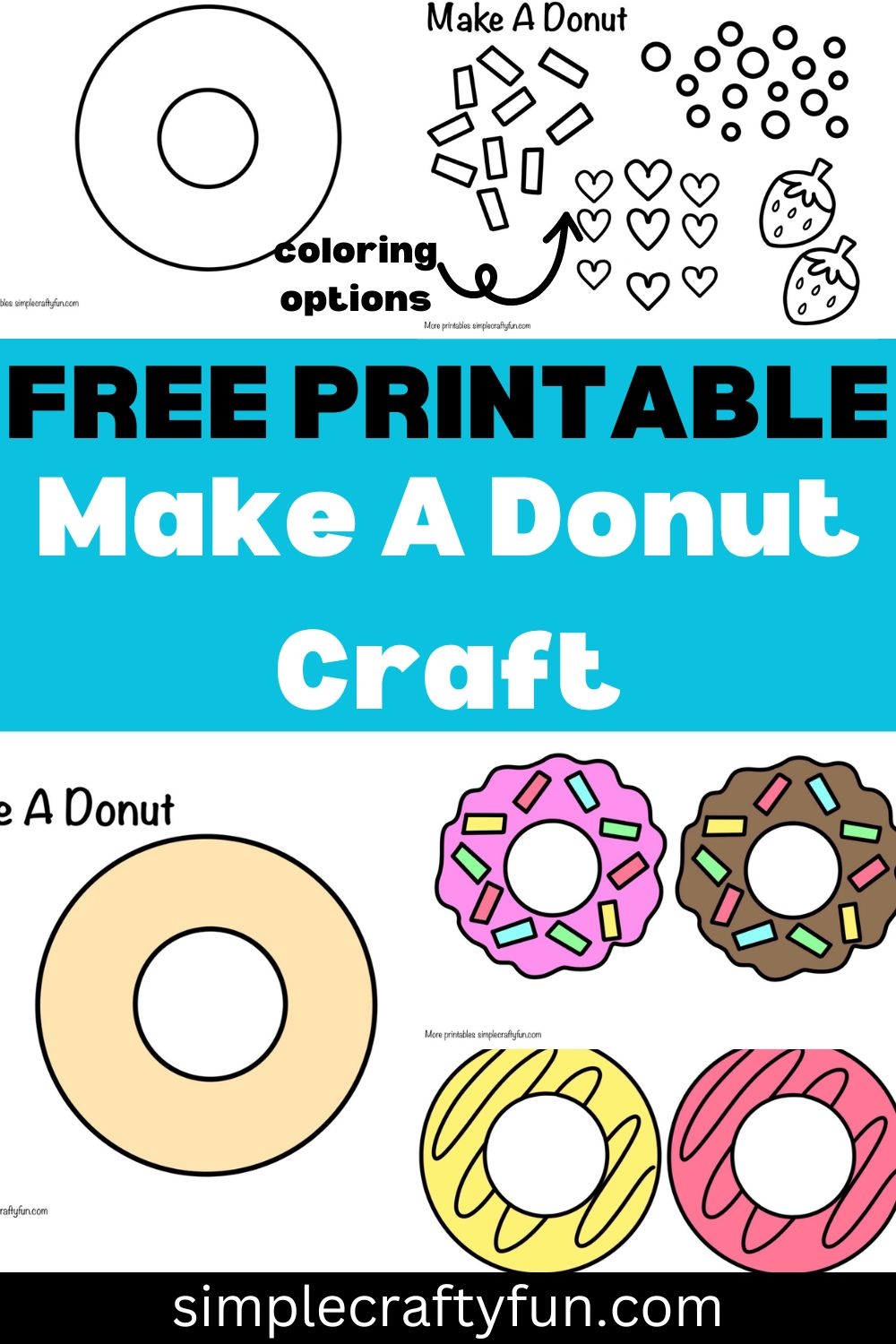 Free Printable Donut Template Printable