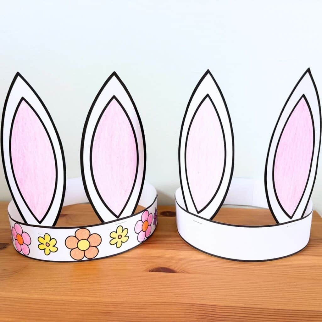 Free Printable Bunny Headband Template
